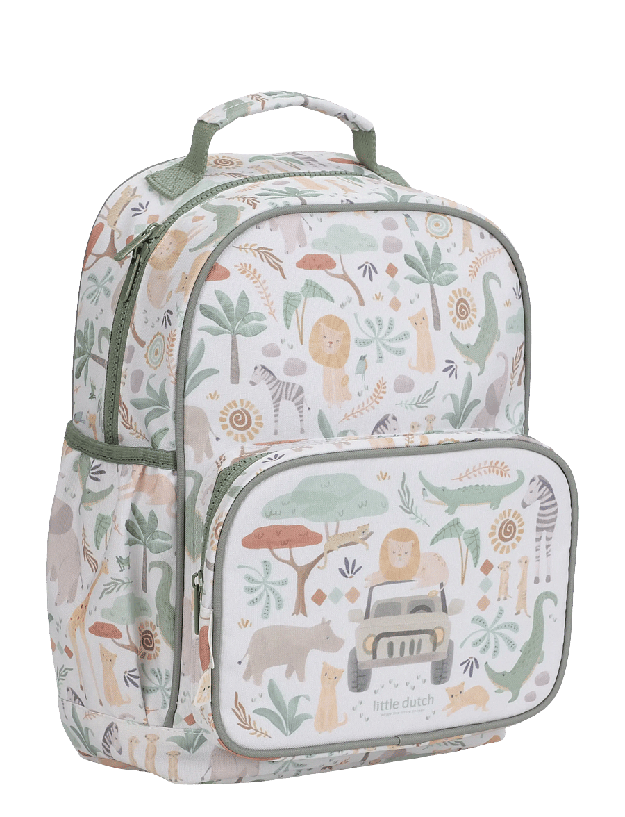 Little Dutch - Little Dutch - Backpack large - Safari Friends - ryggsäckar - green - 3