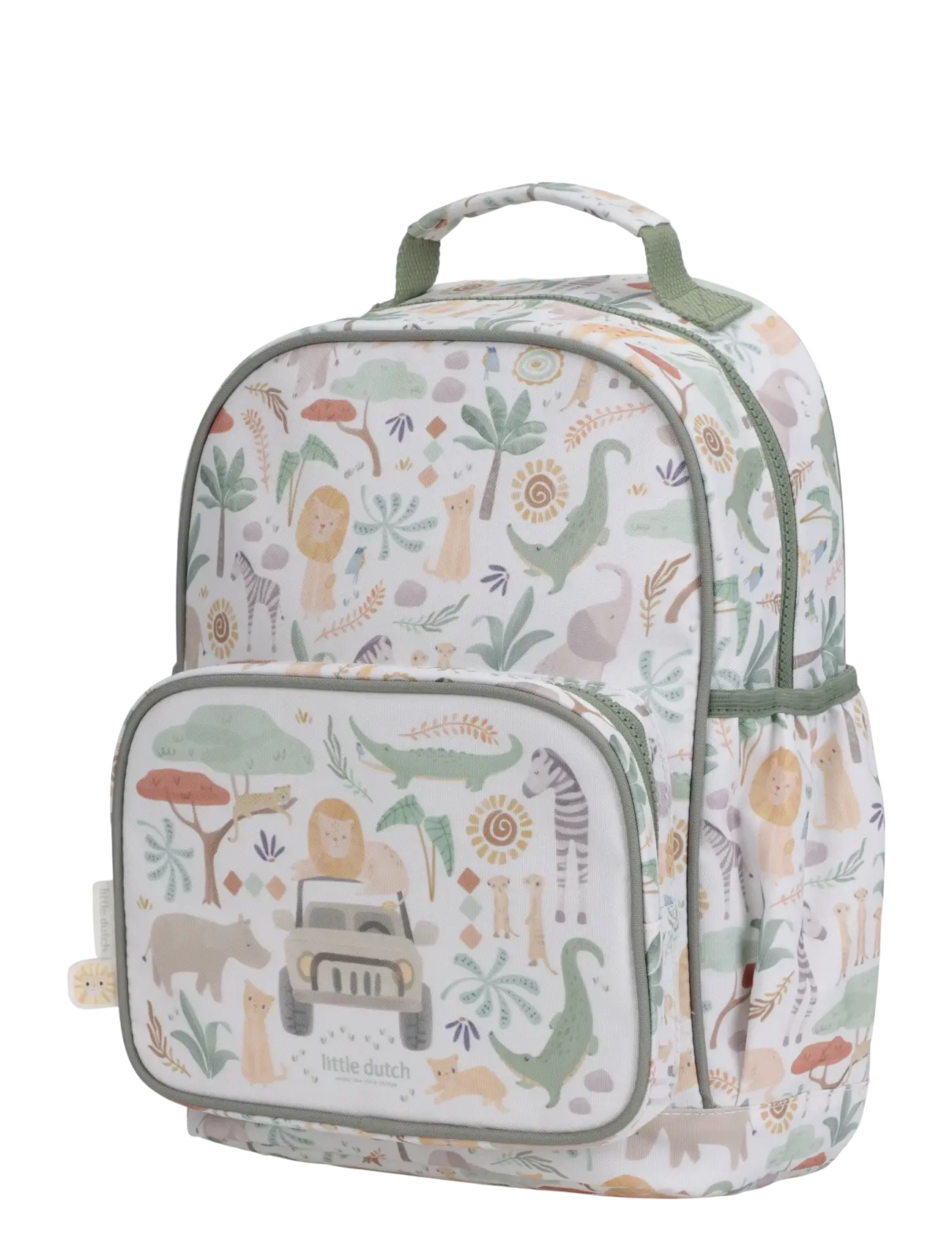 Little Dutch - Little Dutch - Backpack large - Safari Friends - ryggsäckar - green - 4