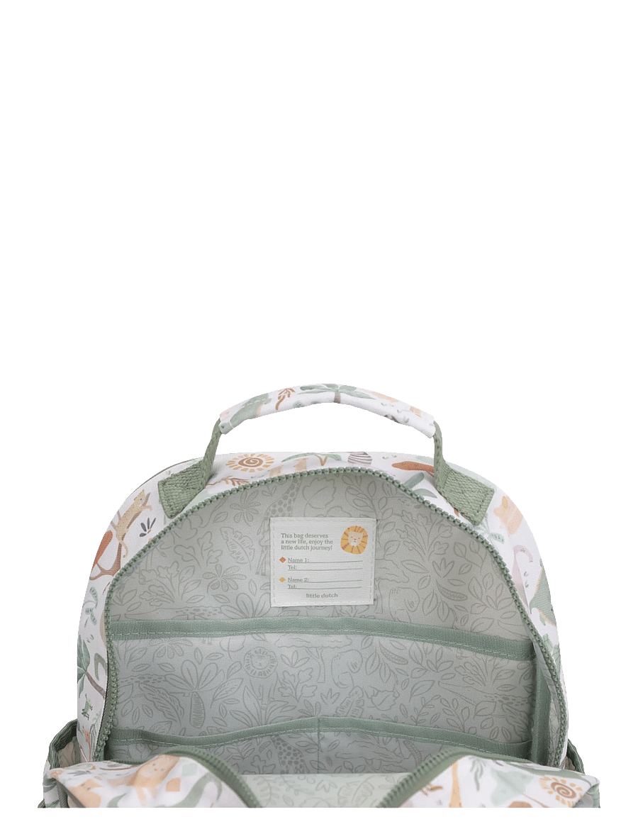 Little Dutch - Little Dutch - Backpack large - Safari Friends - ryggsäckar - green - 5