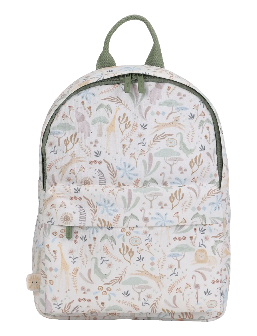 Little Dutch - Little Dutch - Backpack - Safari Friends - ryggsäckar - green - 0