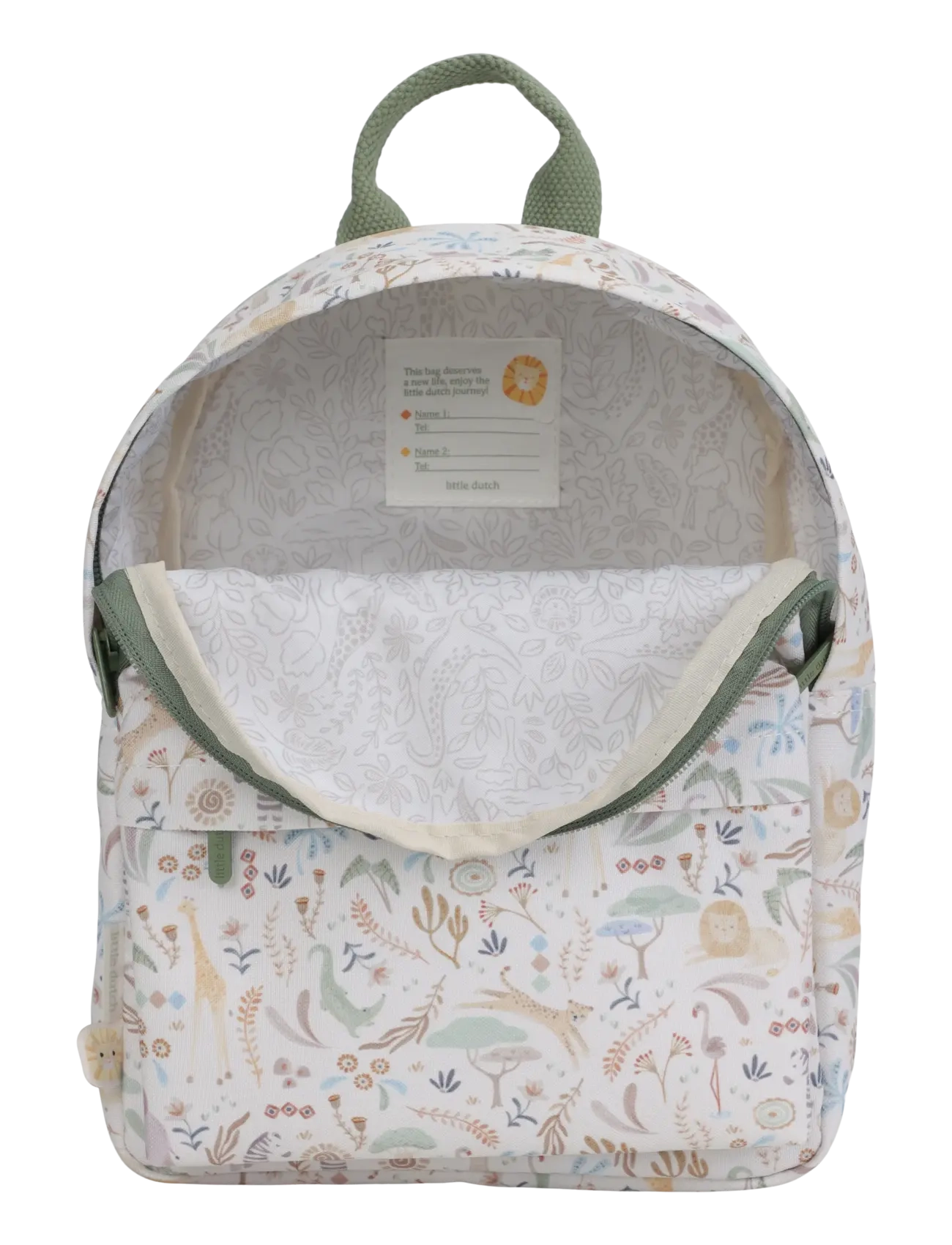 Little Dutch - Little Dutch - Backpack - Safari Friends - ryggsäckar - green - 3