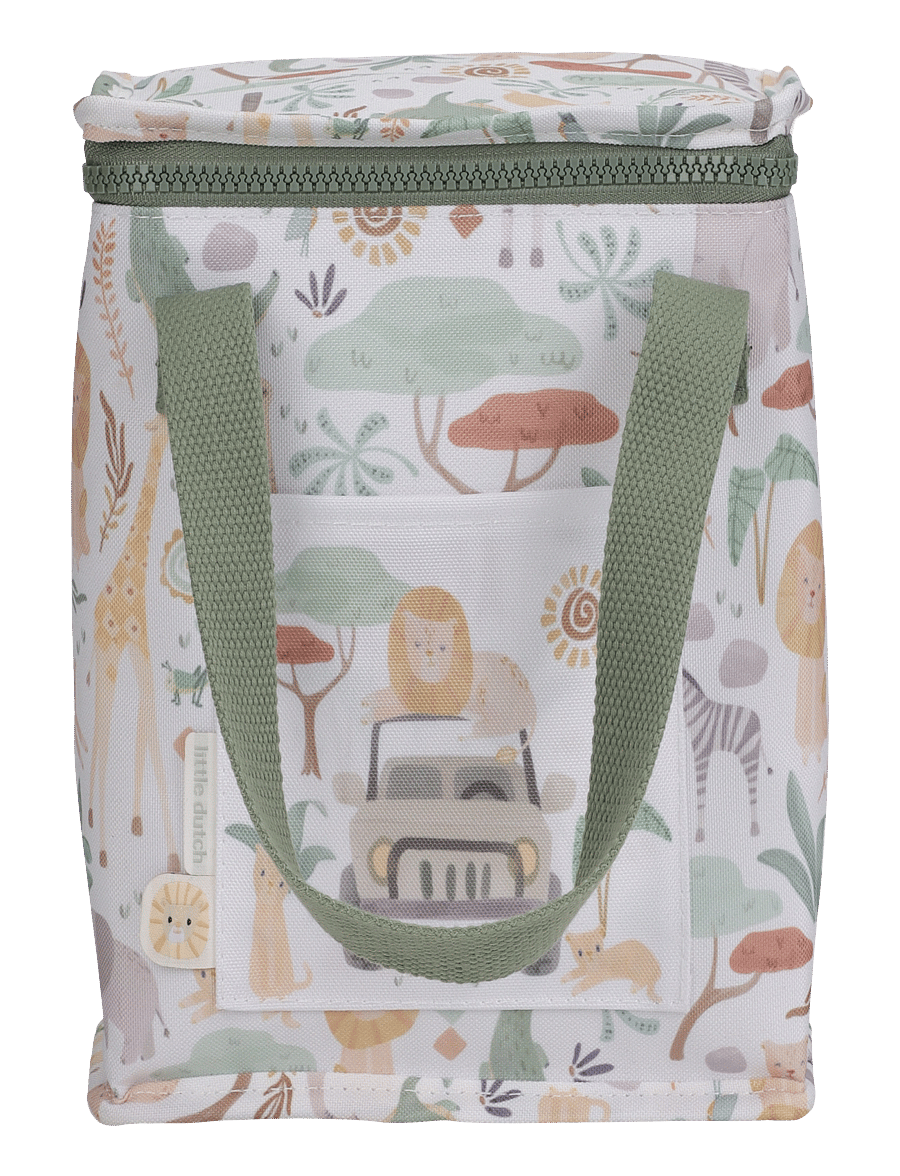 Little Dutch - Little Dutch - Cooler bag - Safari Friends - ryggsäckar - green - 1