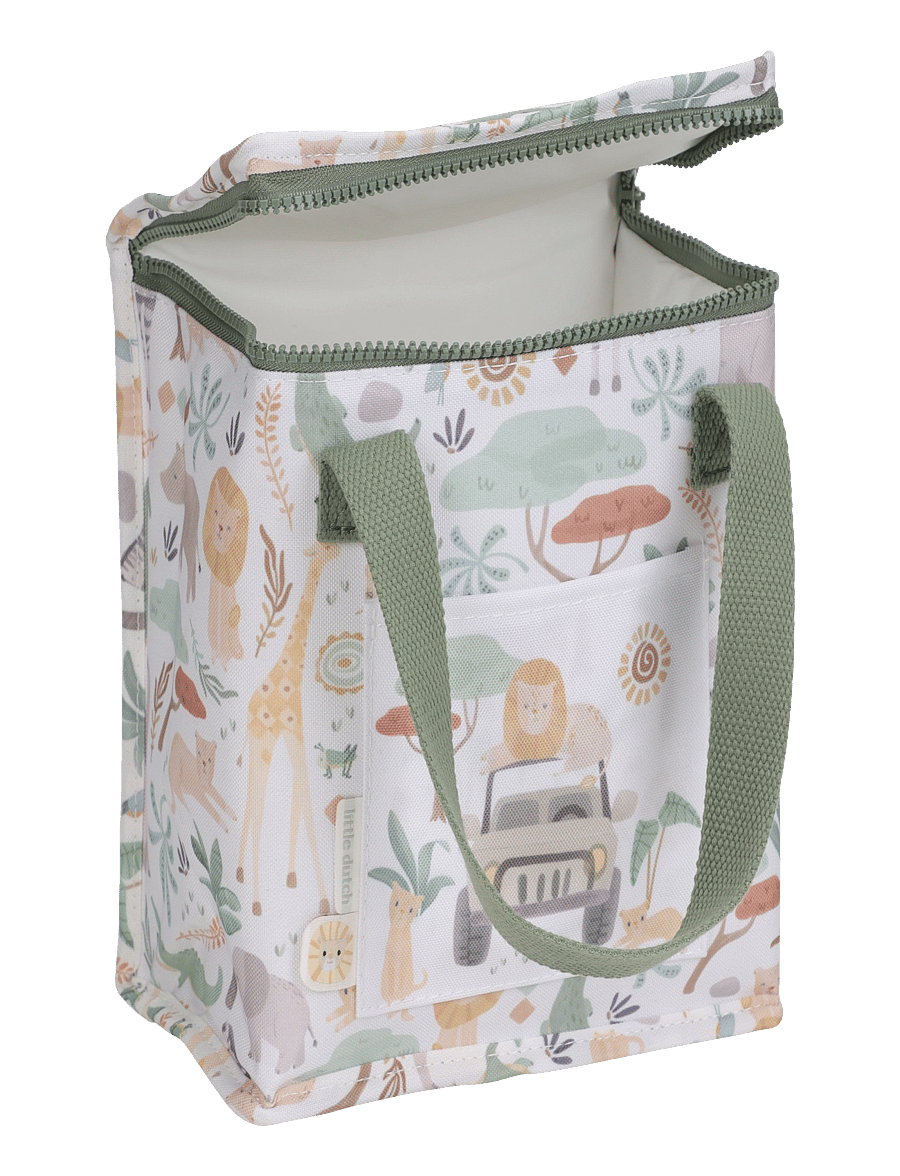 Little Dutch - Little Dutch - Cooler bag - Safari Friends - ryggsäckar - green - 2