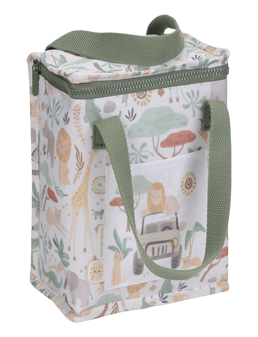 Little Dutch - Little Dutch - Cooler bag - Safari Friends - ryggsäckar - green - 4