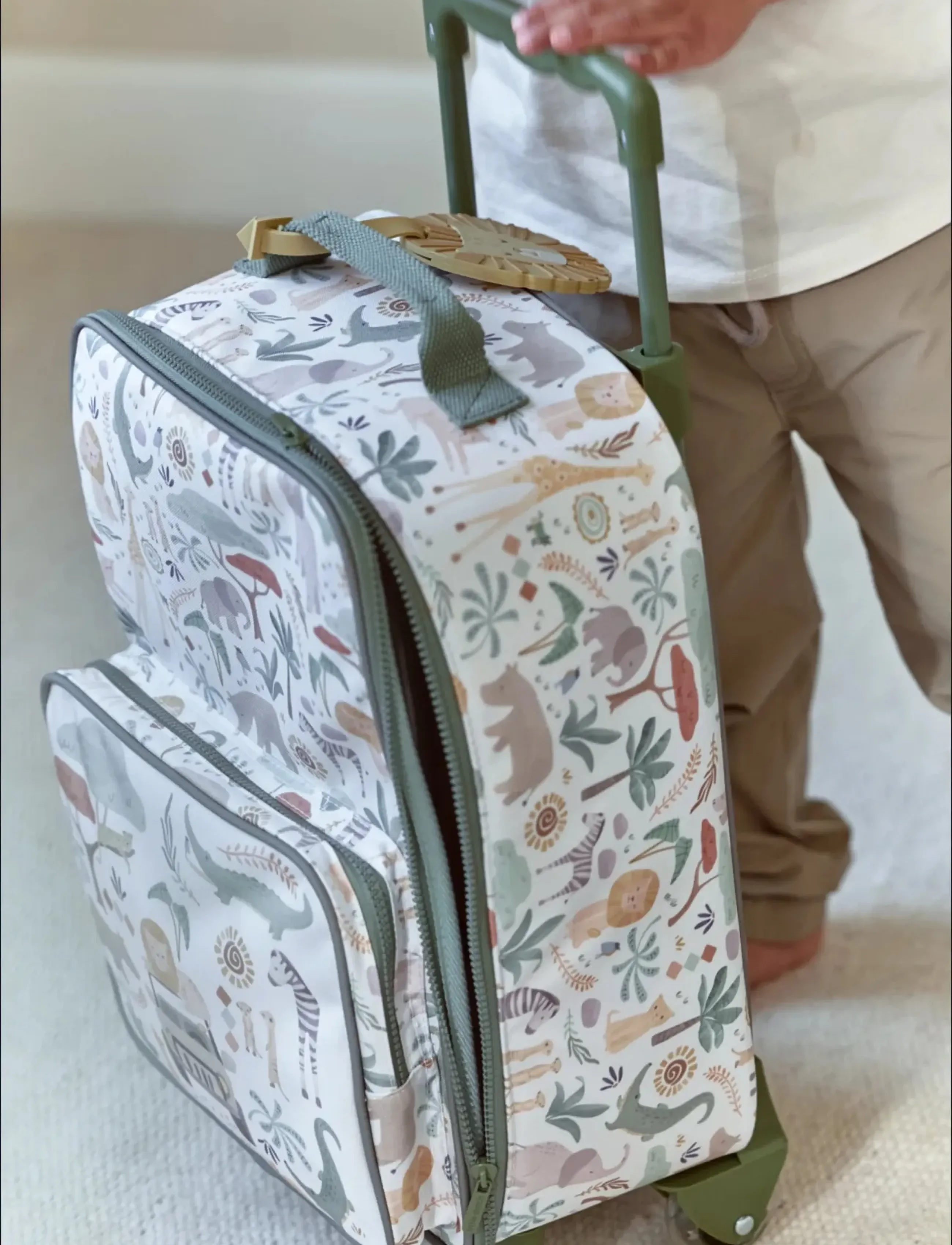 Little Dutch - Little Dutch - Suitcase - Safari Friends - resväskor till barn - green - 0
