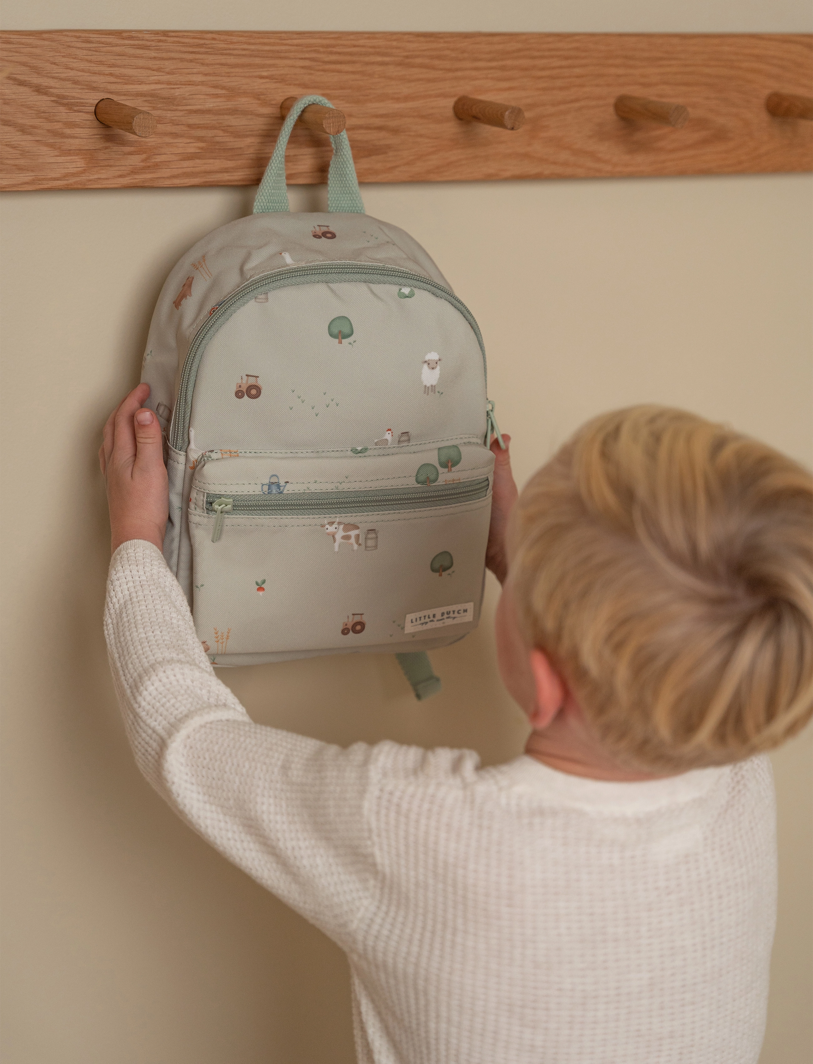 Little Dutch - Little Dutch - Backpack Farm - ryggsäckar - green - 4