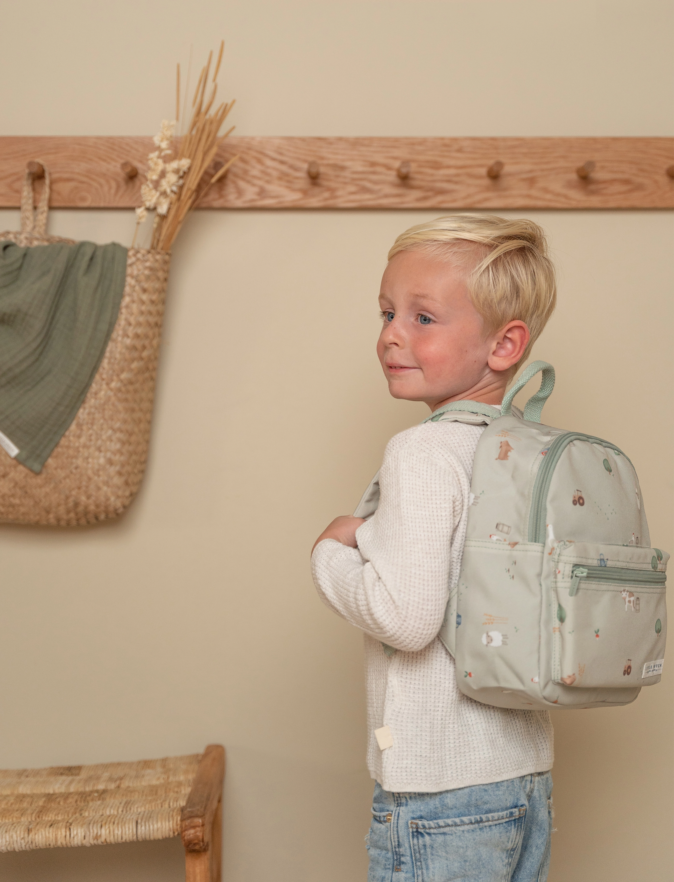 Little Dutch - Little Dutch - Backpack Farm - ryggsäckar - green - 5