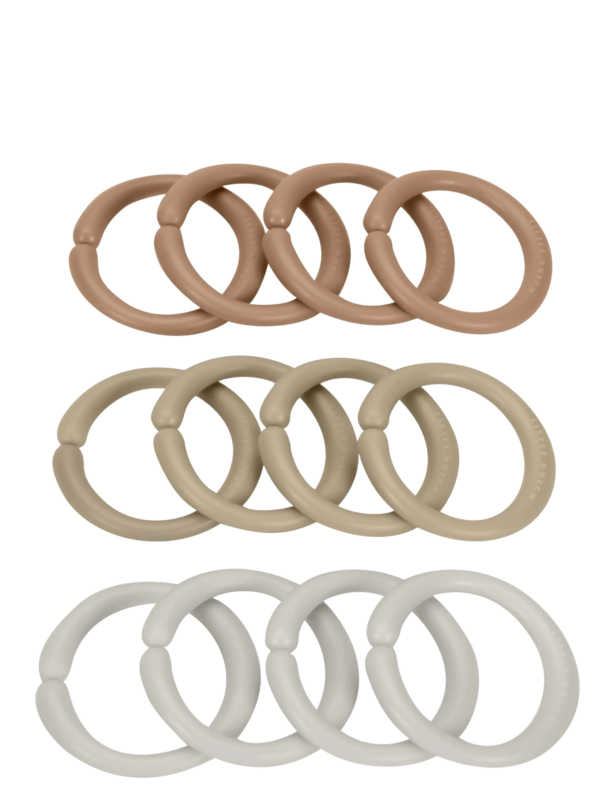 Little Dutch - Ophængsringe Beige, Krog og bøjle, Multi/mønstret, Str: ONE SIZE 6