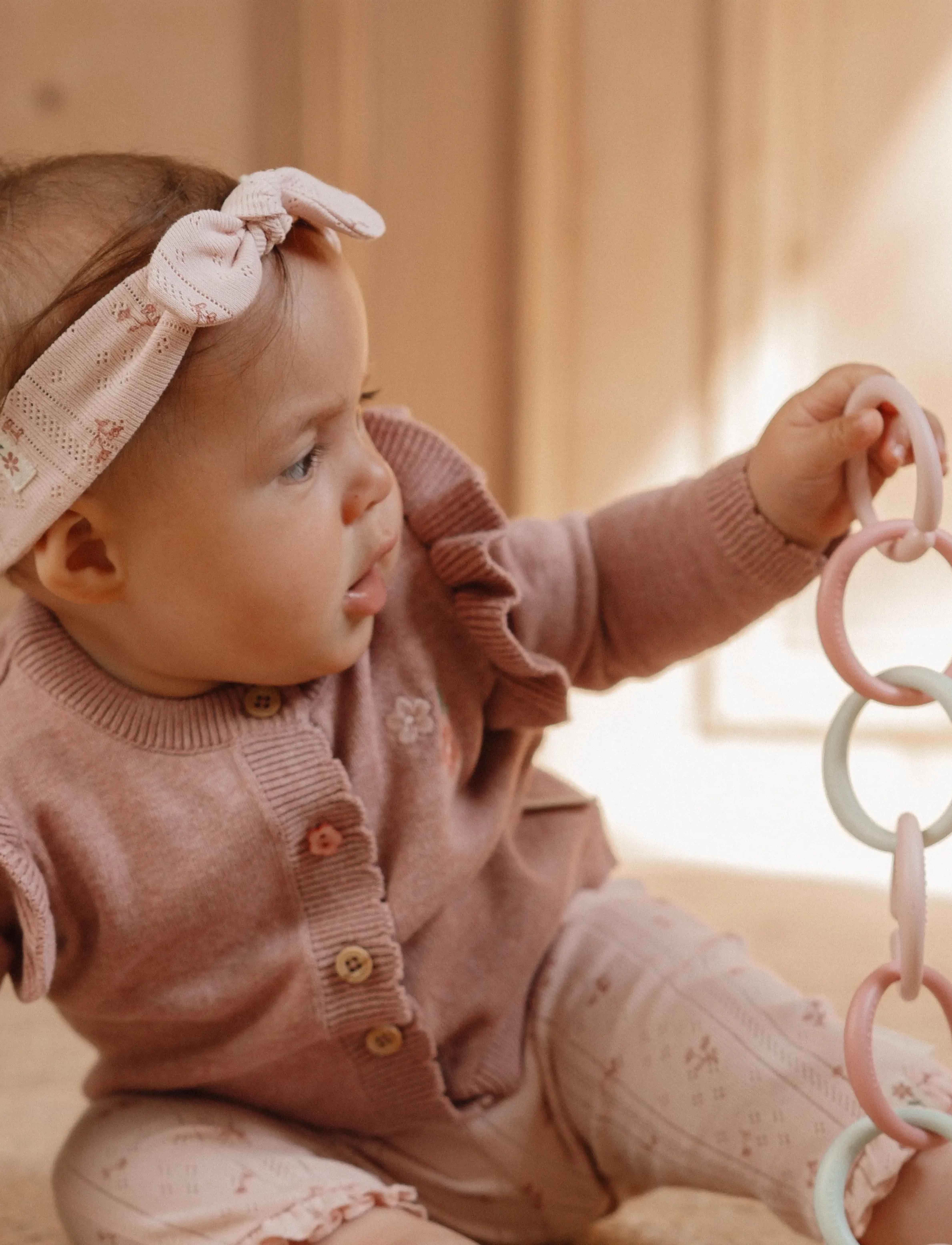 Little Dutch - Little Dutch Little Loops Toy Links Fairy Garden - interaktivt legetøj - pink - 2