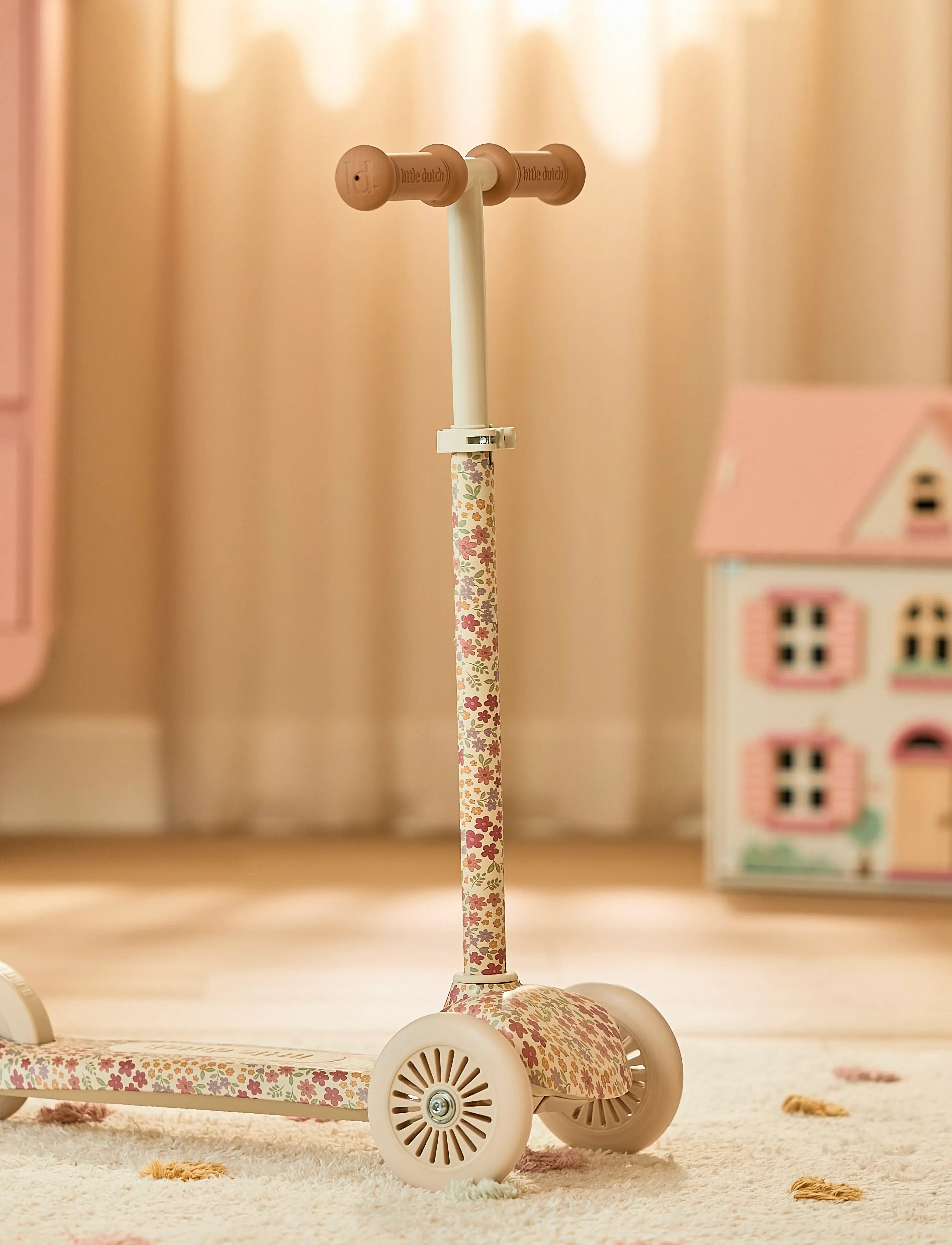Little Dutch - Little Dutch - Løbehjul Fairy Floral - sparkcyklar - offwhite - 0