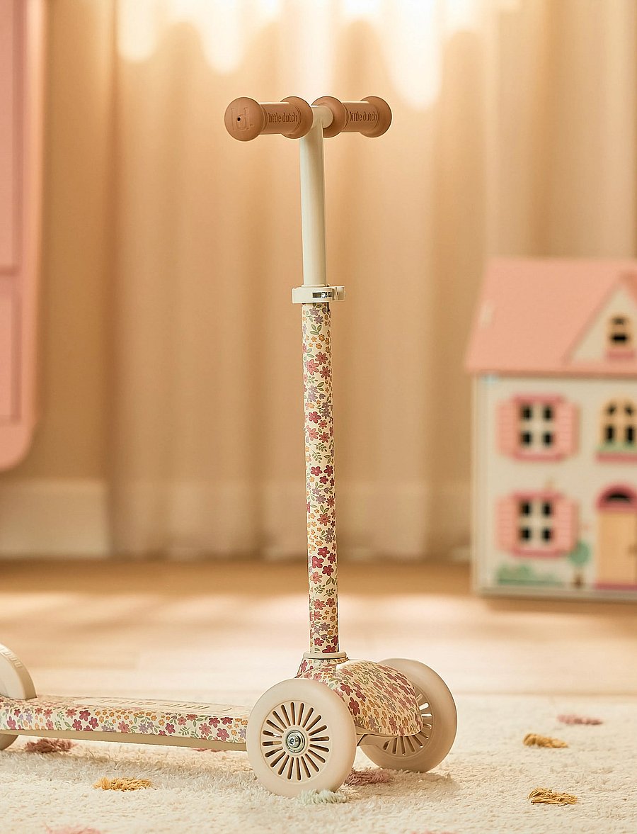 Little Dutch - Little Dutch - Løbehjul Fairy Floral - sparkcyklar - offwhite - 0