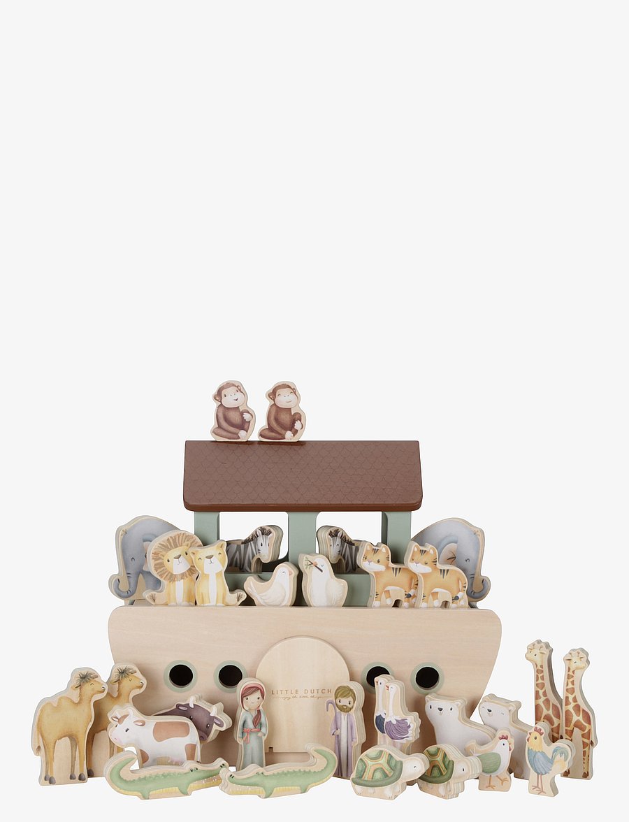 Little Dutch - Little Dutch - Noah's Ark - træfigurer - multi - 1