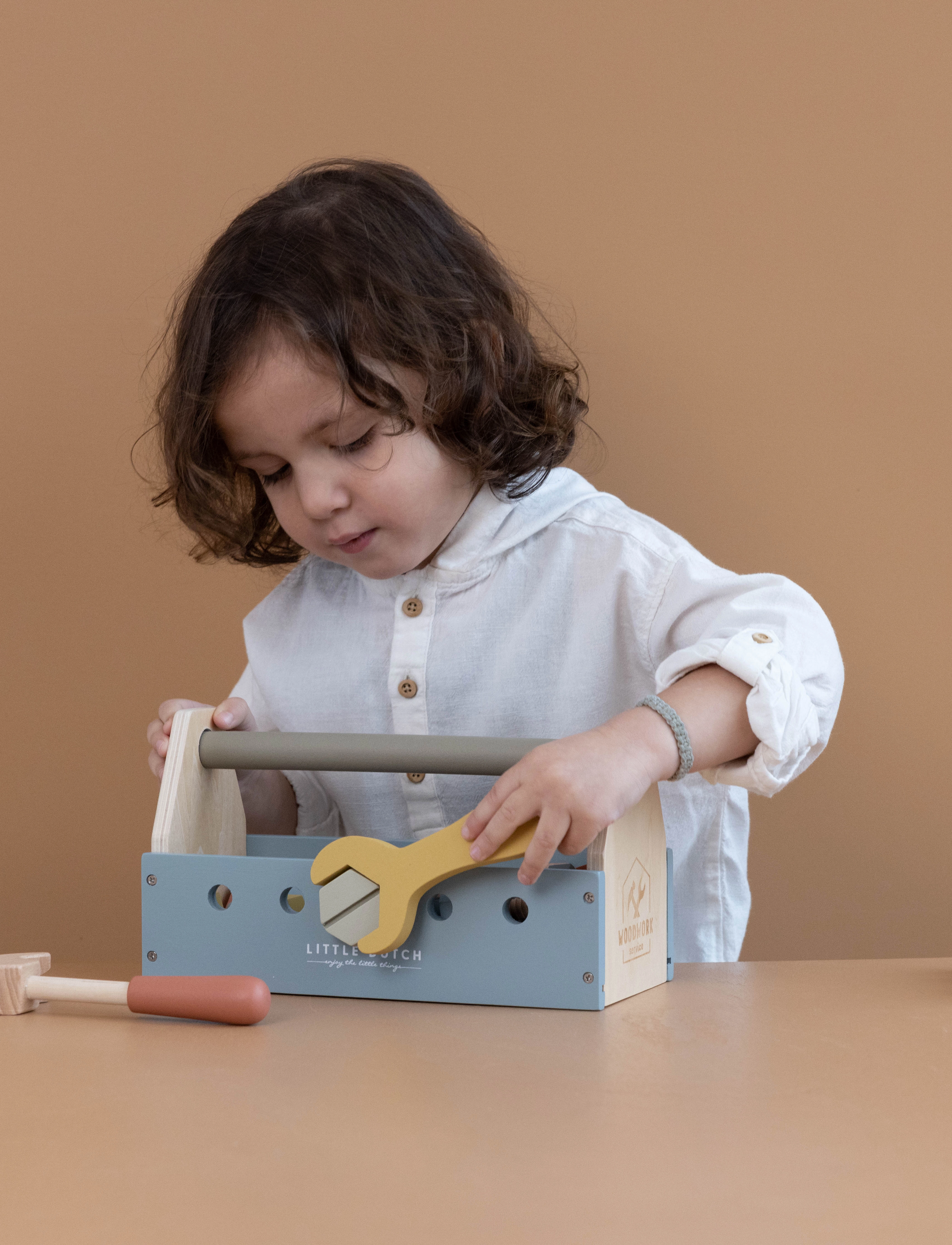 Little Dutch - Little Dutch - Wooden Toolbox - rollspel för barn - multi - 3
