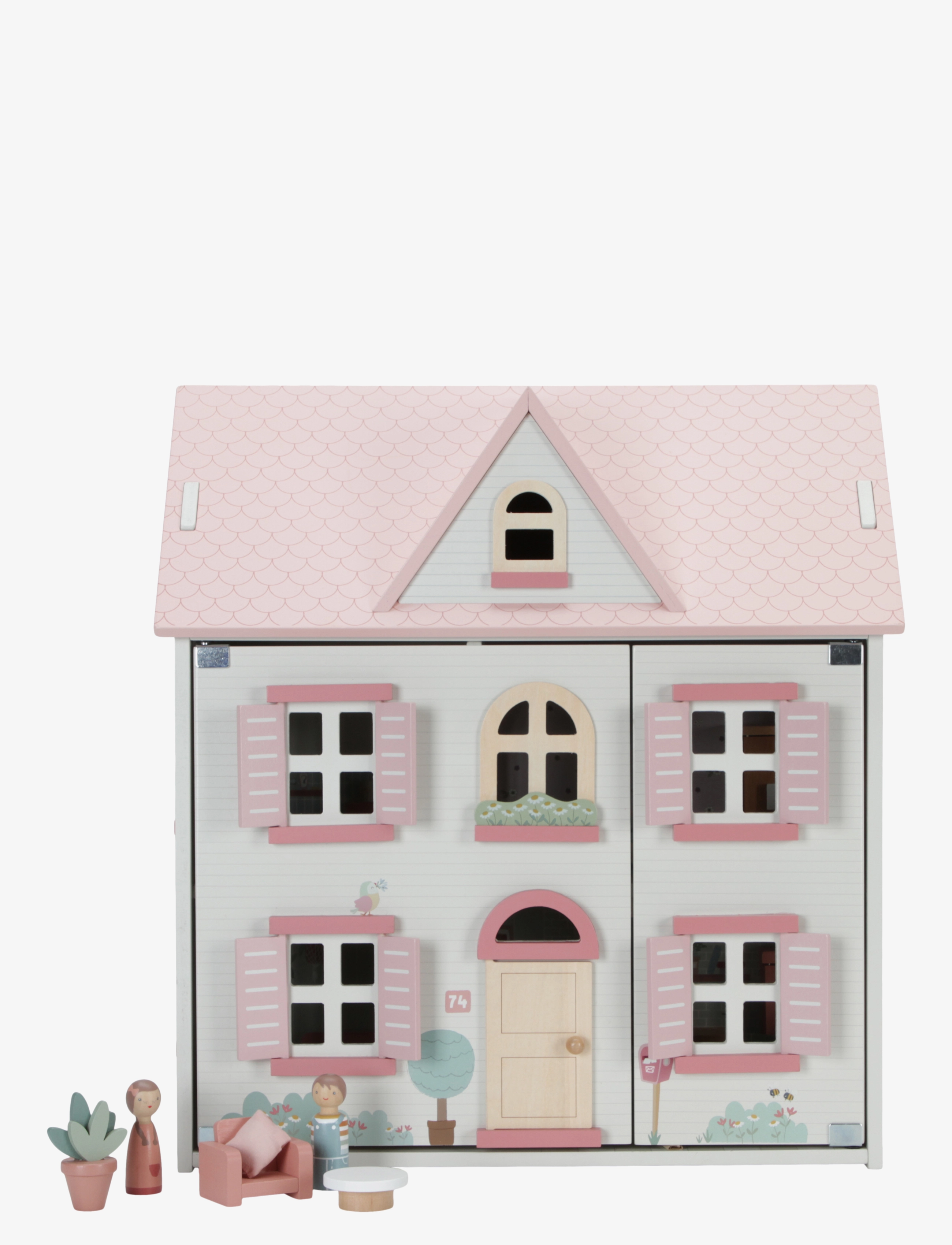 Little Dutch Little Dutch - Dukkehus, One Size 22, Multi/patterned, Legesæt Og Actionfigurer > Træfigurer, Børn