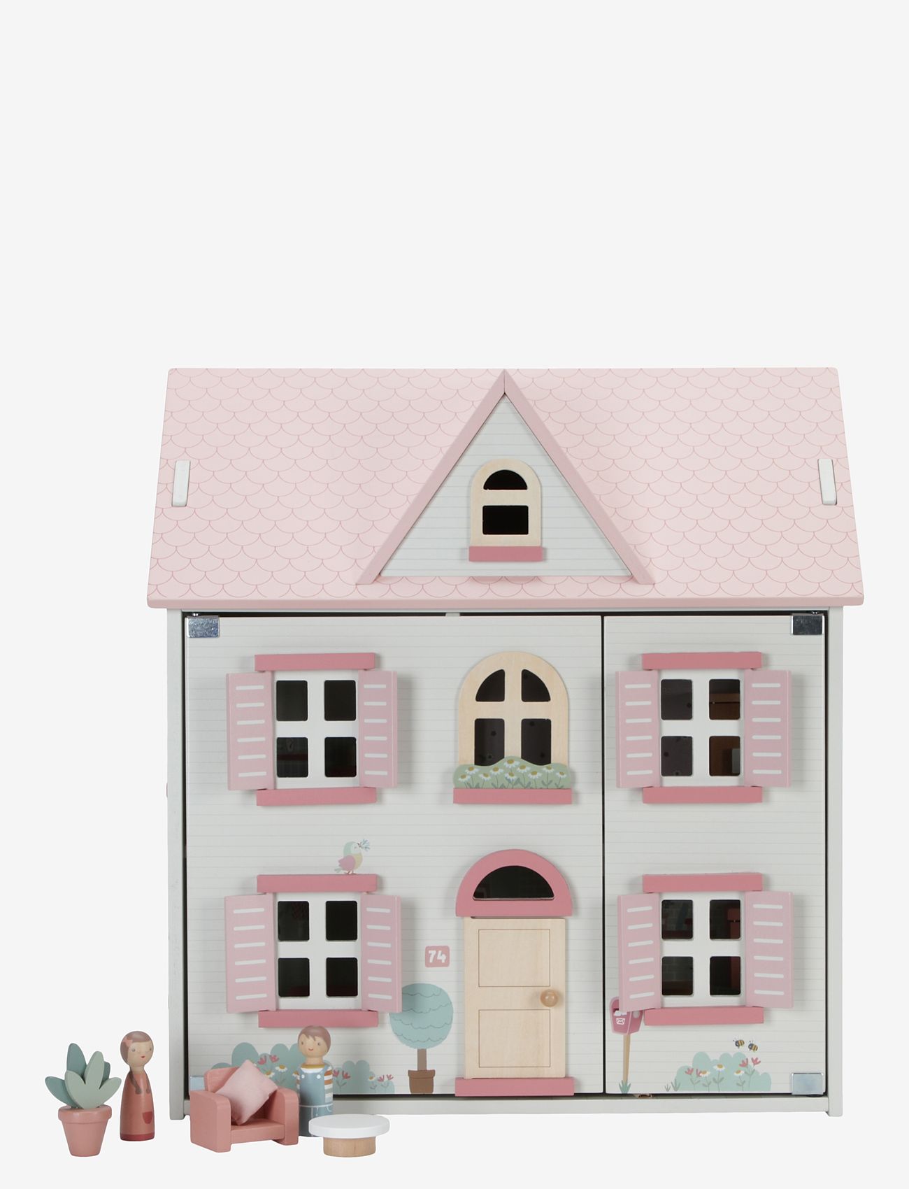 Little Dutch - Little Dutch - Dollhouse - lekset - pink - 0