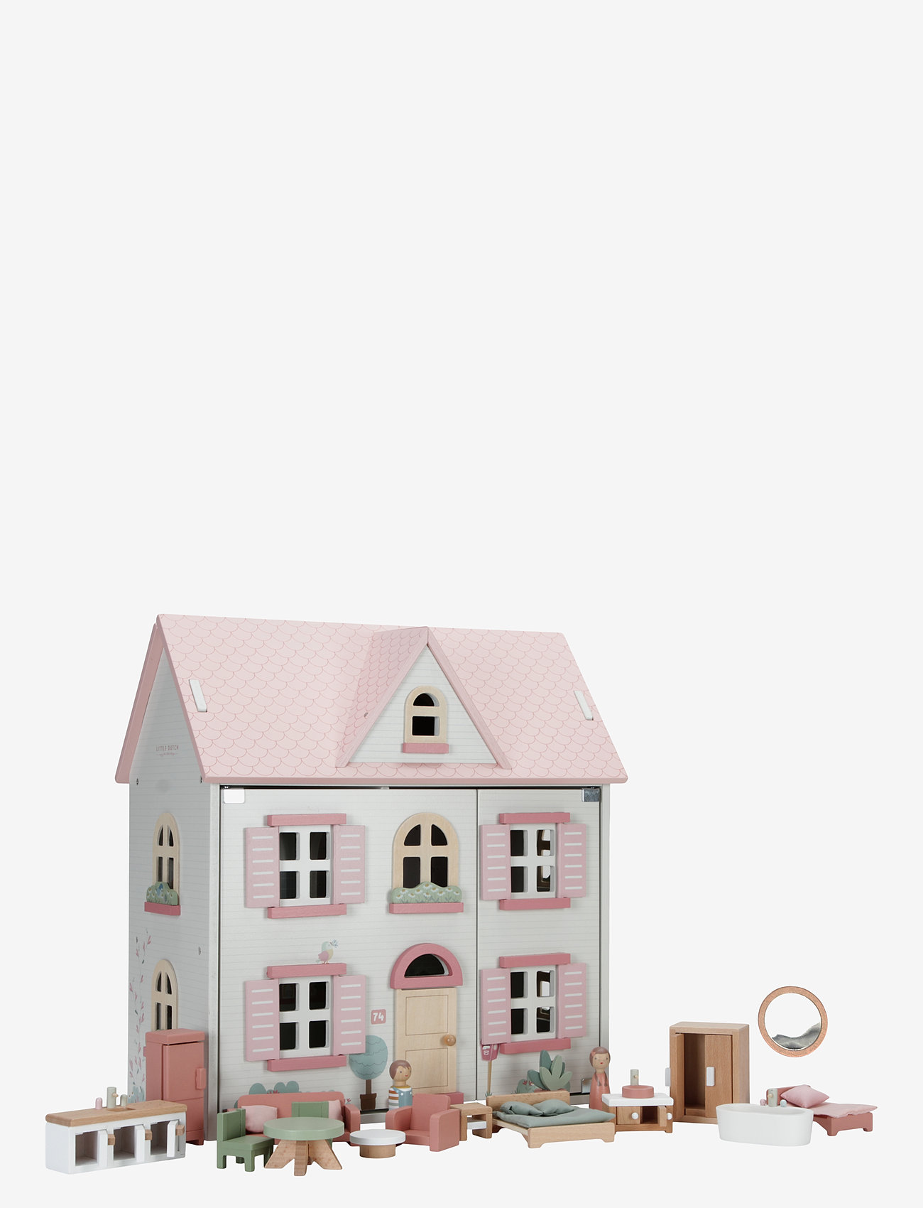 Little Dutch - Little Dutch - Dollhouse - lekset - pink - 1