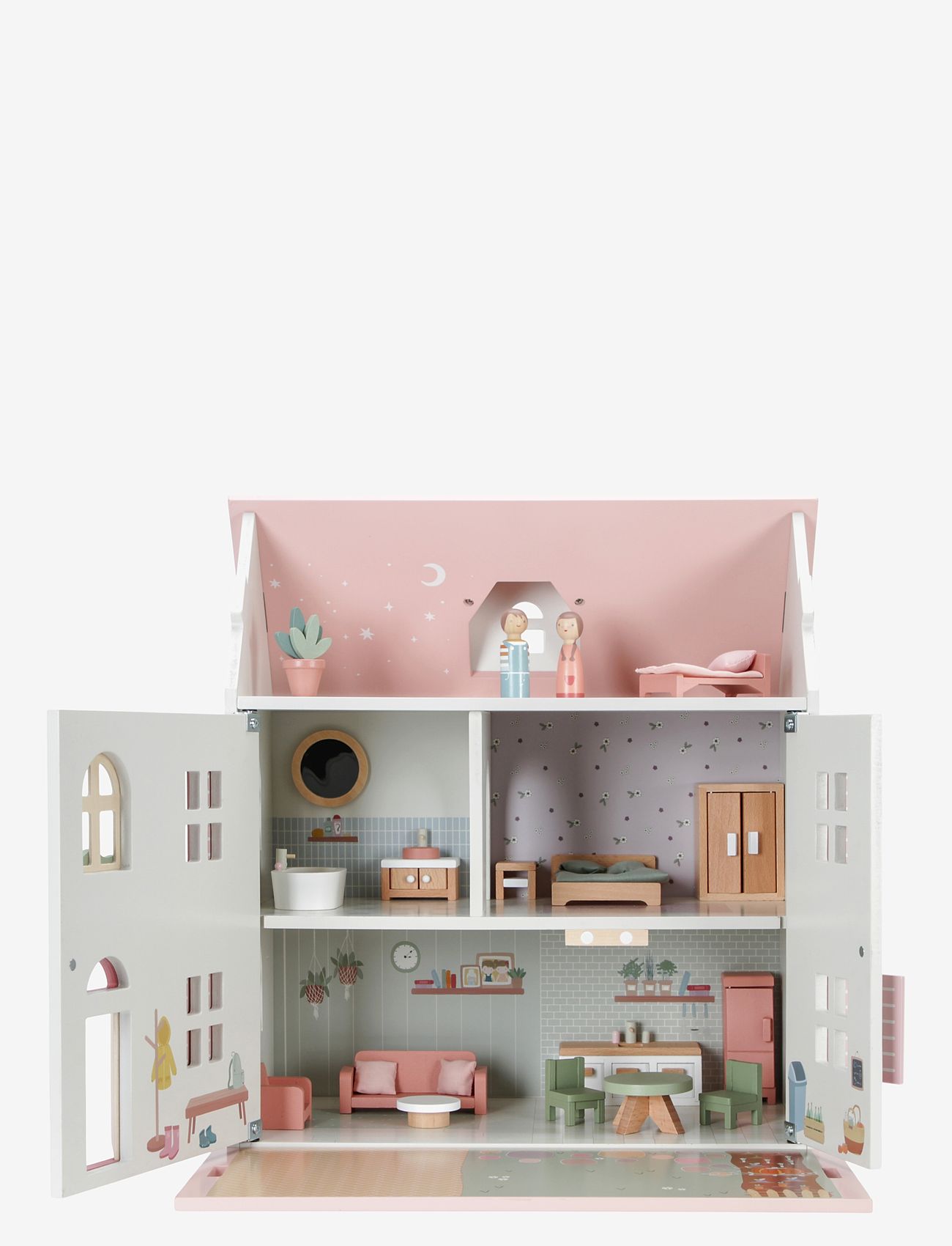 Little Dutch - Little Dutch - Dollhouse - lekset - pink - 5