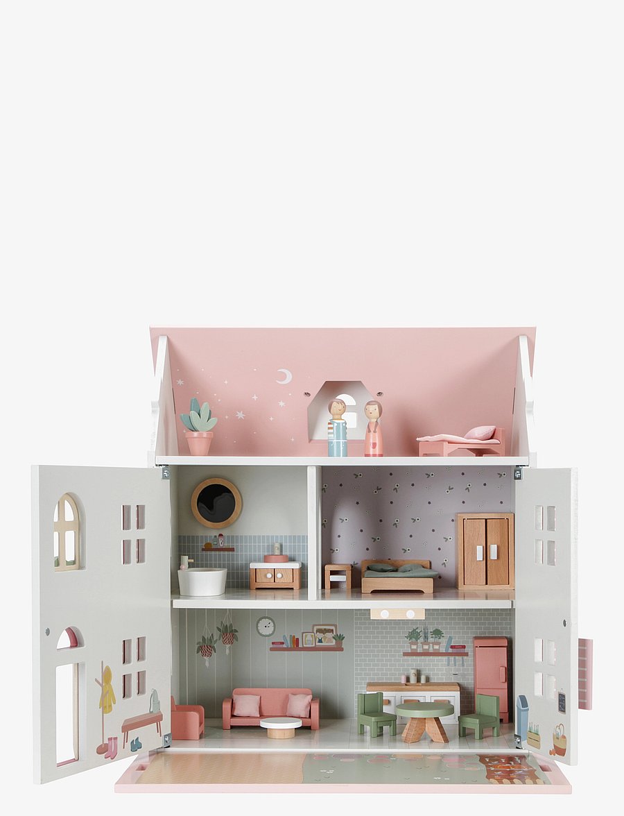 Little Dutch - Little Dutch - Dollhouse - lekset - pink - 5