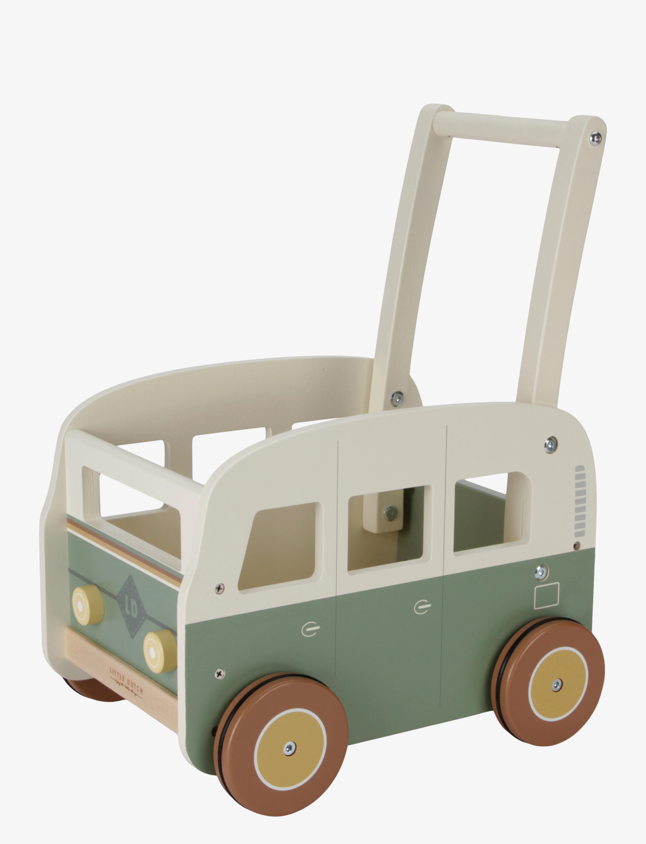Little Dutch Little Dutch - Gåvogn Vintage Walker Wagon, One Size 34 cm, Multi/patterned, Baby Legetøj > Push Legetøj, Børn