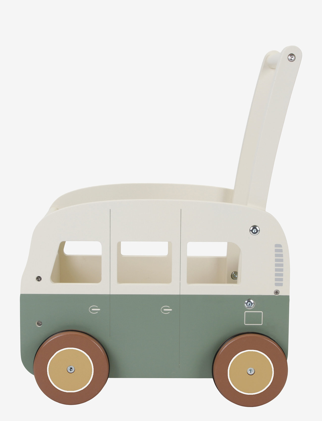 Little Dutch - Little Dutch - Vintage Walker Wagon - gåstolar - green - 1