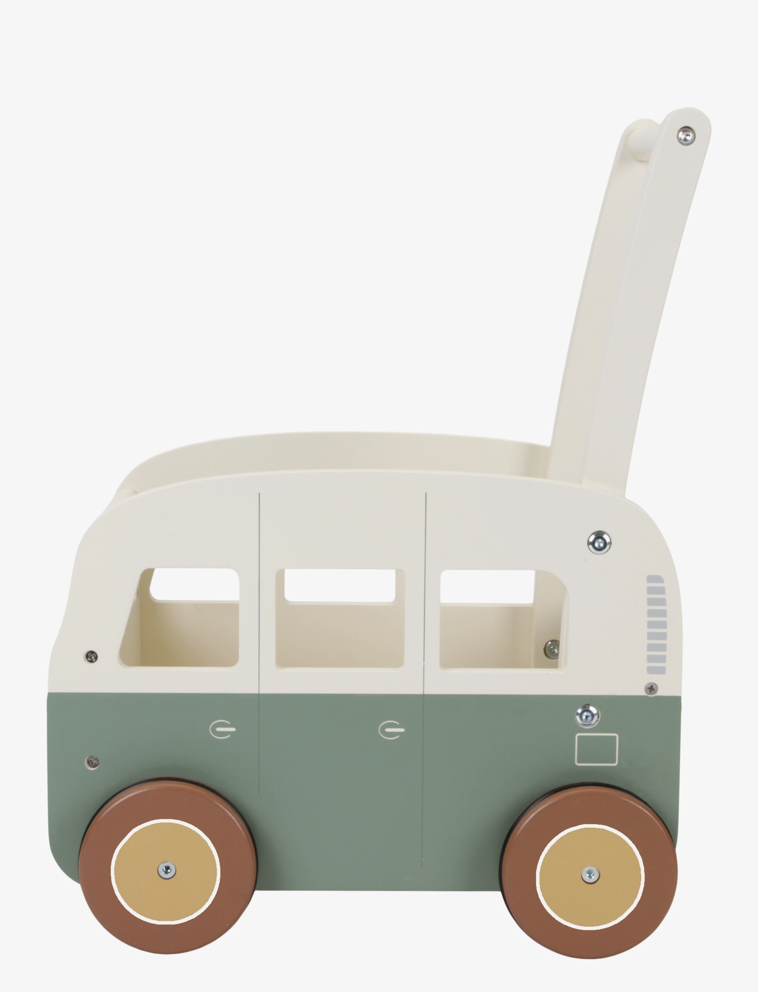 Little Dutch - Little Dutch - Vintage Walker Wagon - gåstoler - green - 1