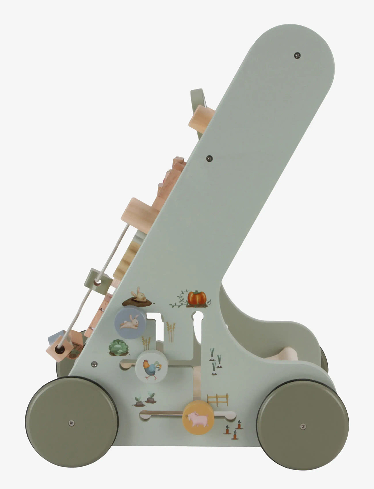 Little Dutch - Little Dutch - Multi-aktivitets Gåvogn FSC - Little Farm - interaktiva leksaker - green - 2