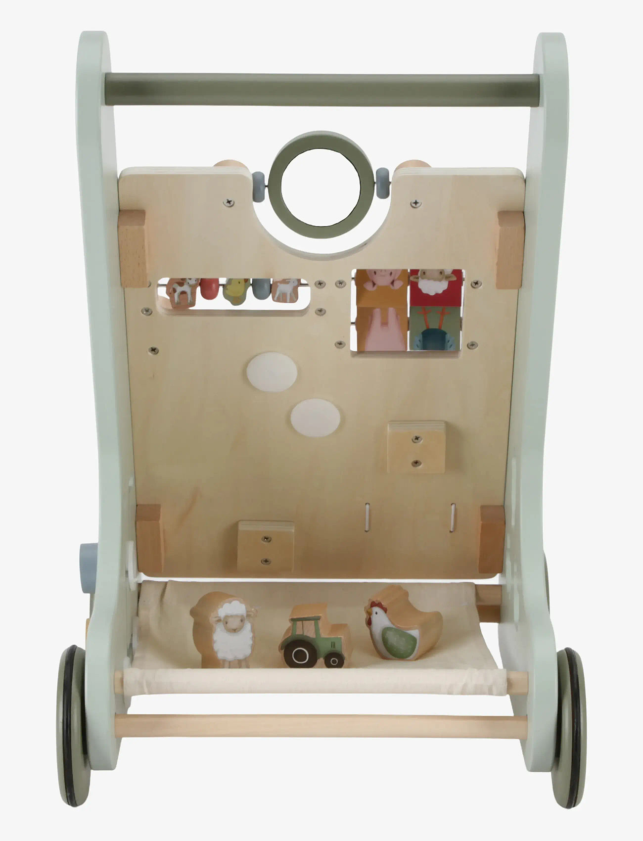 Little Dutch - Little Dutch - Multi-aktivitets Gåvogn FSC - Little Farm - interaktiva leksaker - green - 3