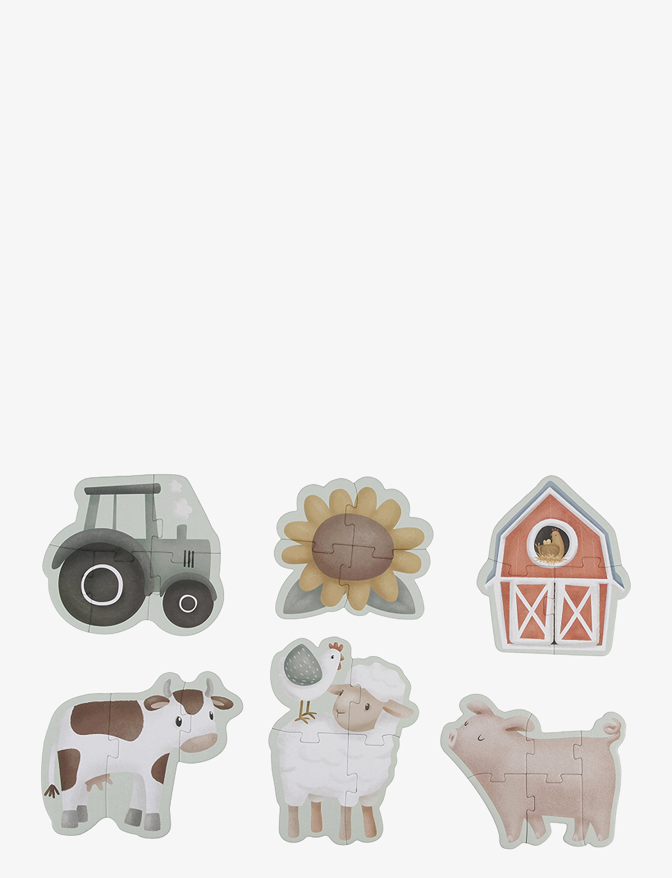 Little Dutch - Little Dutch - 6-i-1 Puslespil  - Little Farm - klassiske puslespil - multi - 2