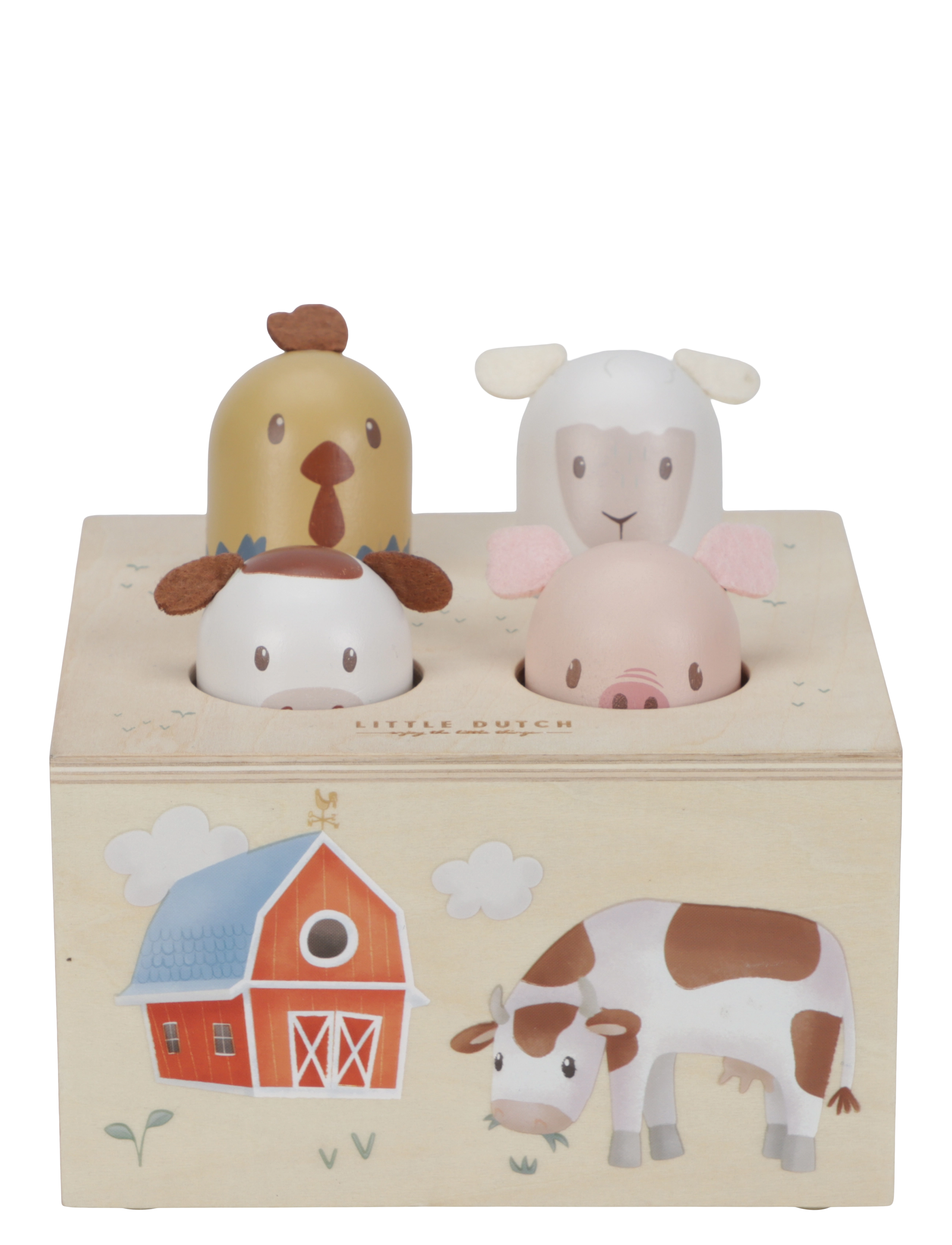 Little Dutch - Little Dutch Pop-Up Toy Little Farm FSC - bankebrett - multi - 2