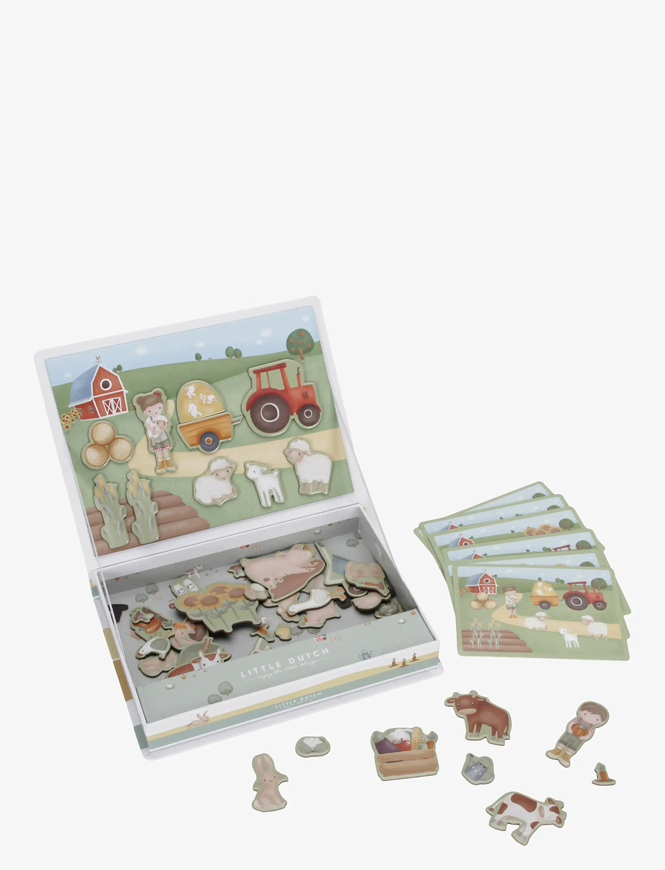 Little Dutch - Little Dutch Magnetic Playboard Little Farm FSC - pedagogiska pussel - multi - 1