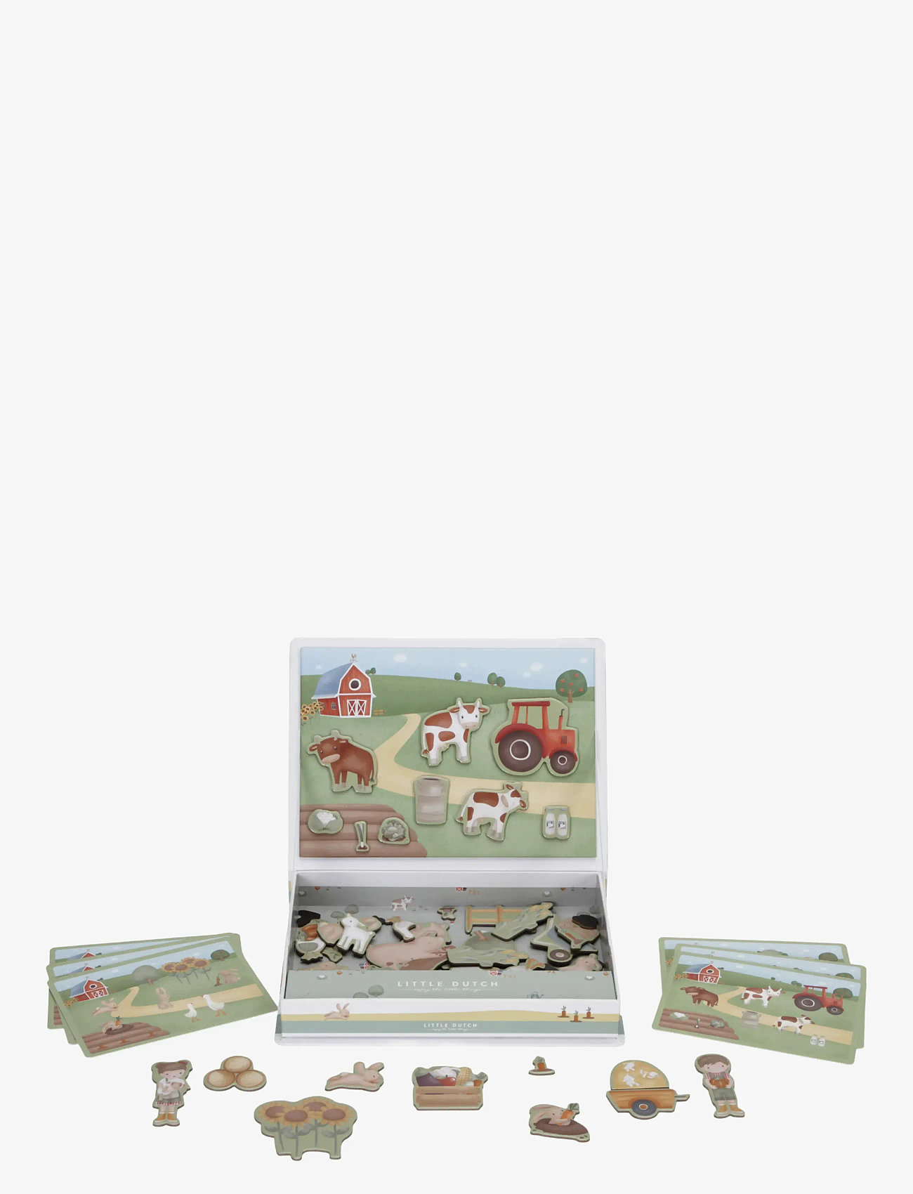 Little Dutch - Little Dutch Magnetic Playboard Little Farm FSC - pedagogiska pussel - multi - 2