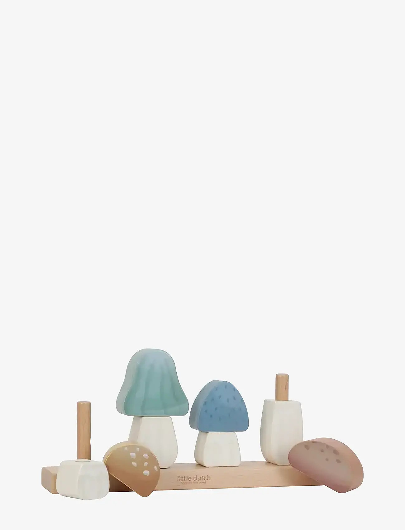 Little Dutch - Little Dutch Stacking Puzzle Mushrooms - Forest Friends FSC - träpussel - multi - 2