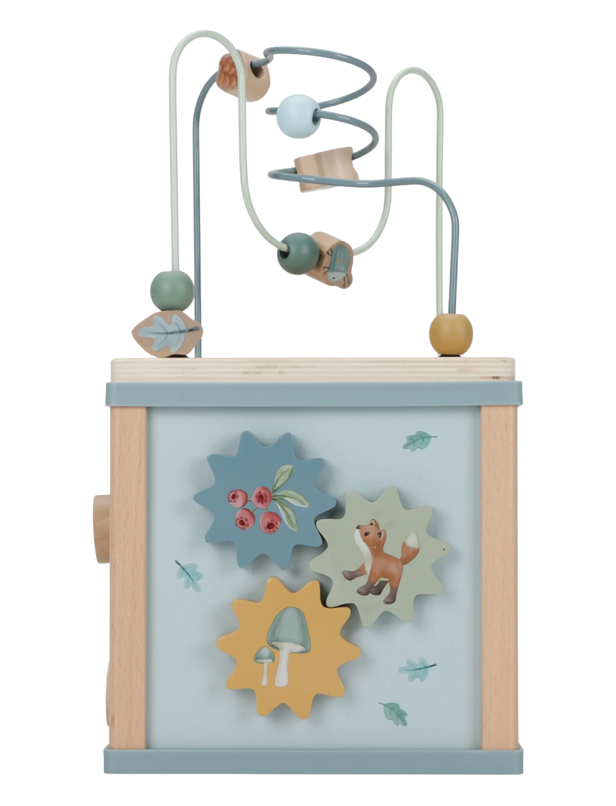 Little Dutch Little Dutch Wooden activity Cube Forest Friends FSC - Leksaker 0–2 år - BLUE / blue