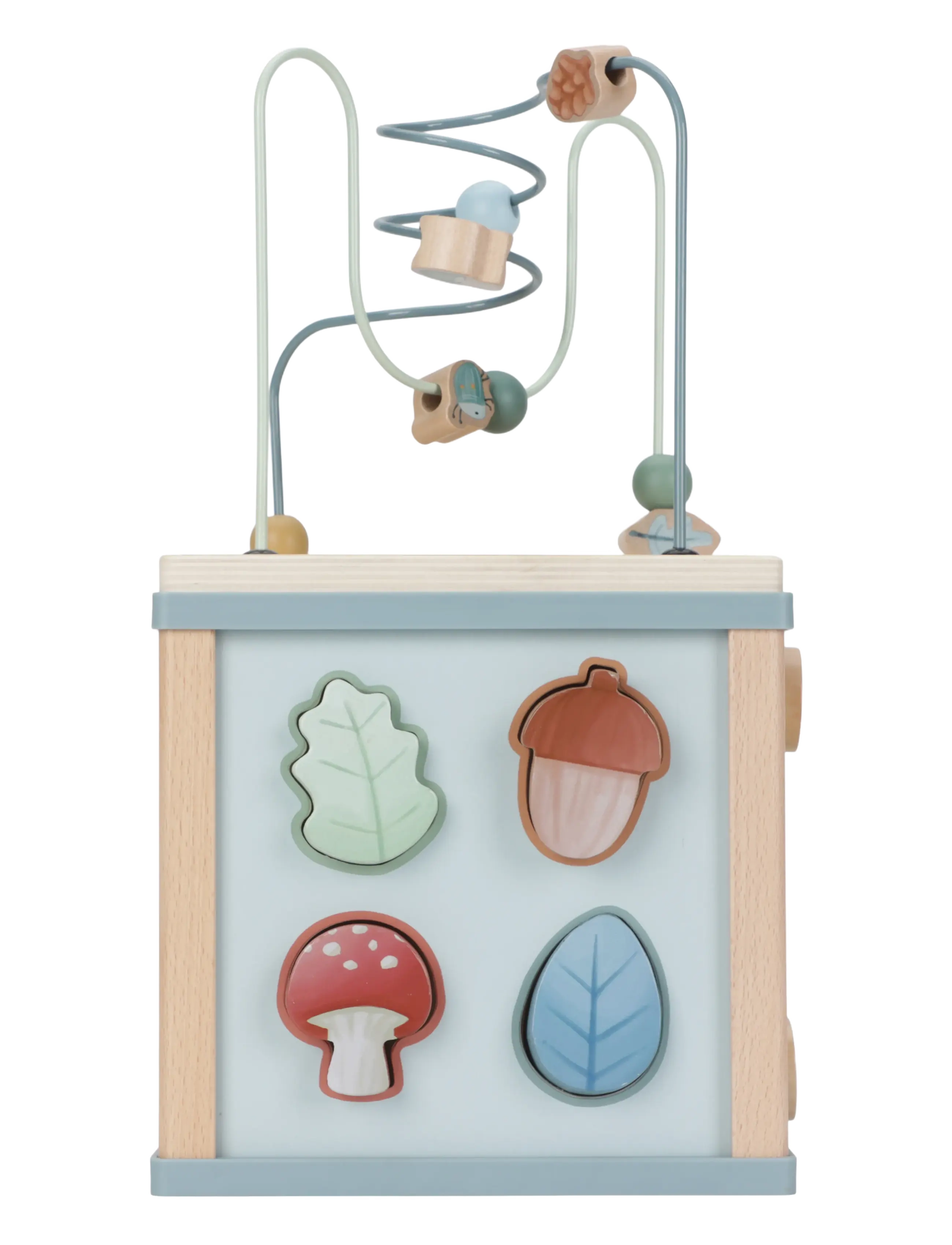 Little Dutch - Little Dutch Wooden activity Cube Forest Friends FSC - interaktivt legetøj - blue - 2