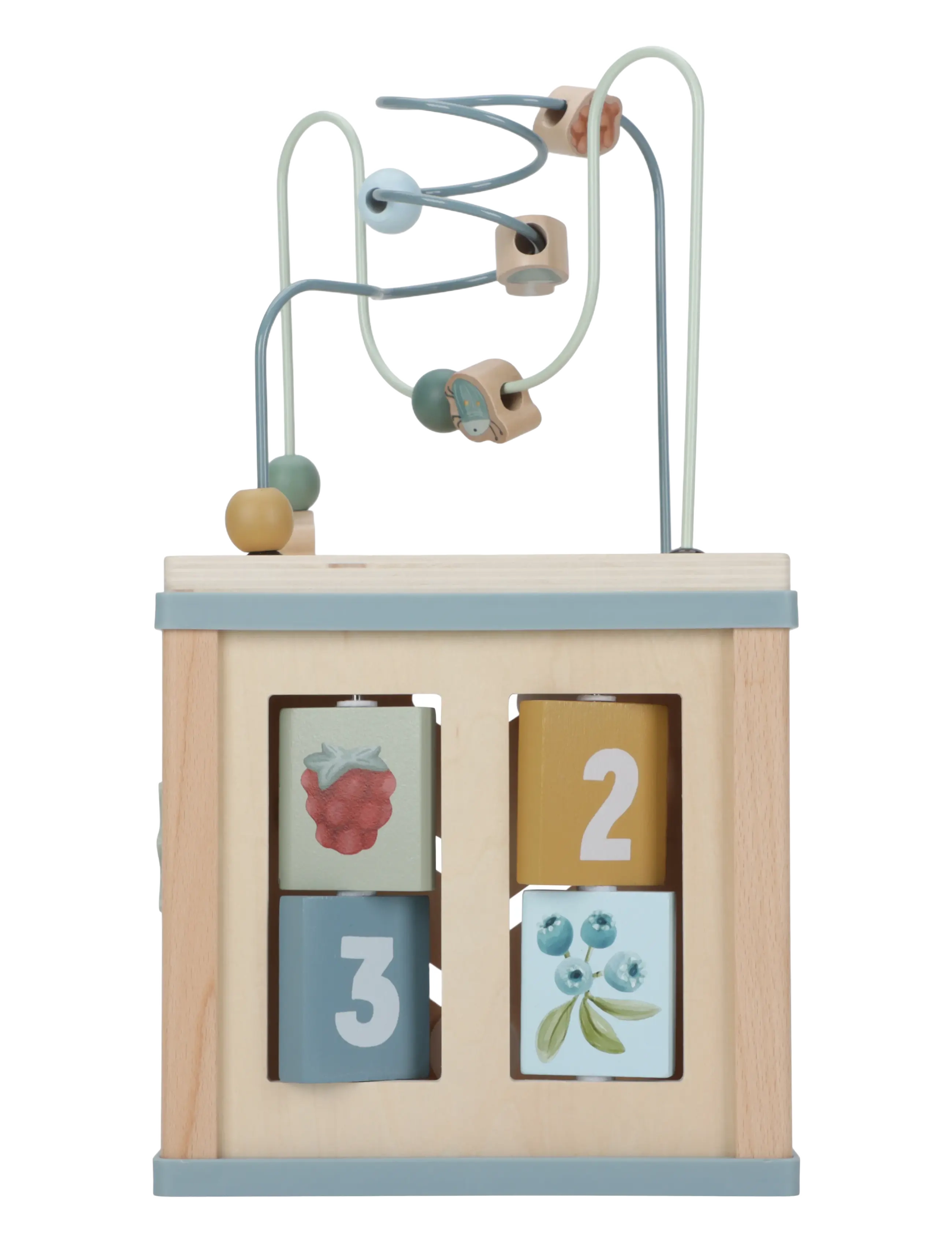 Little Dutch - Little Dutch Wooden activity Cube Forest Friends FSC - interaktivt legetøj - blue - 4
