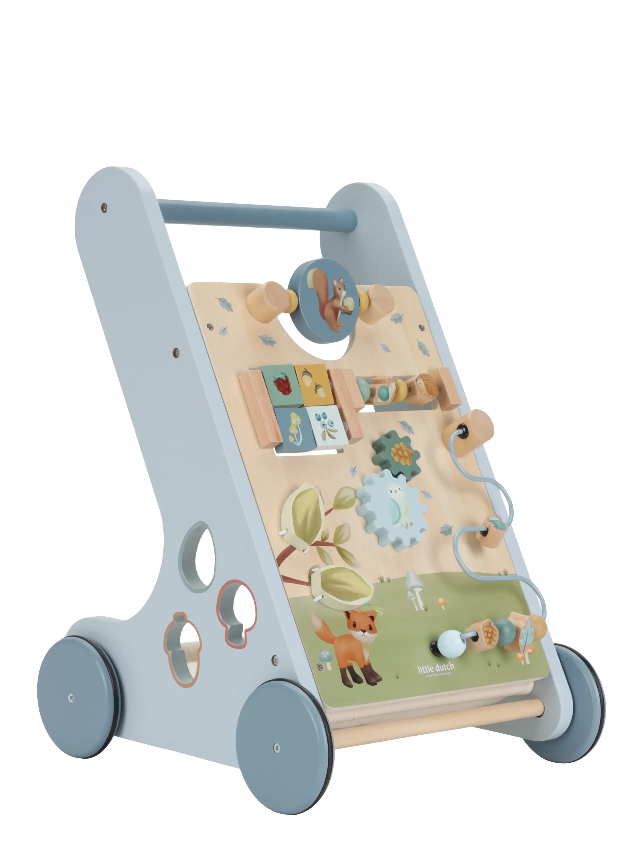 Little Dutch Multi-activity Baby Walker Forest Friends FSC - BLUE