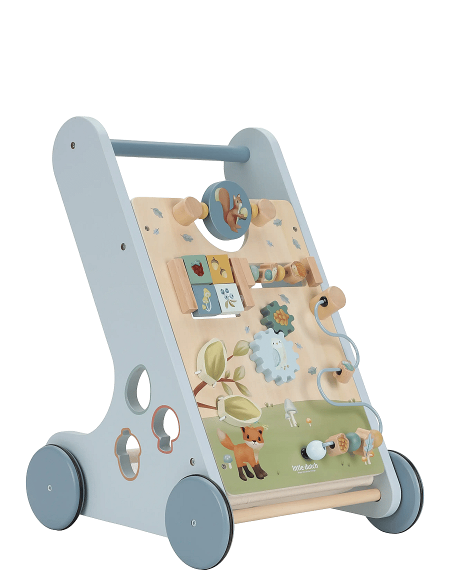 Little Dutch - Little Dutch Multi-activity Baby Walker Forest Friends FSC - gåstole - blue - 1