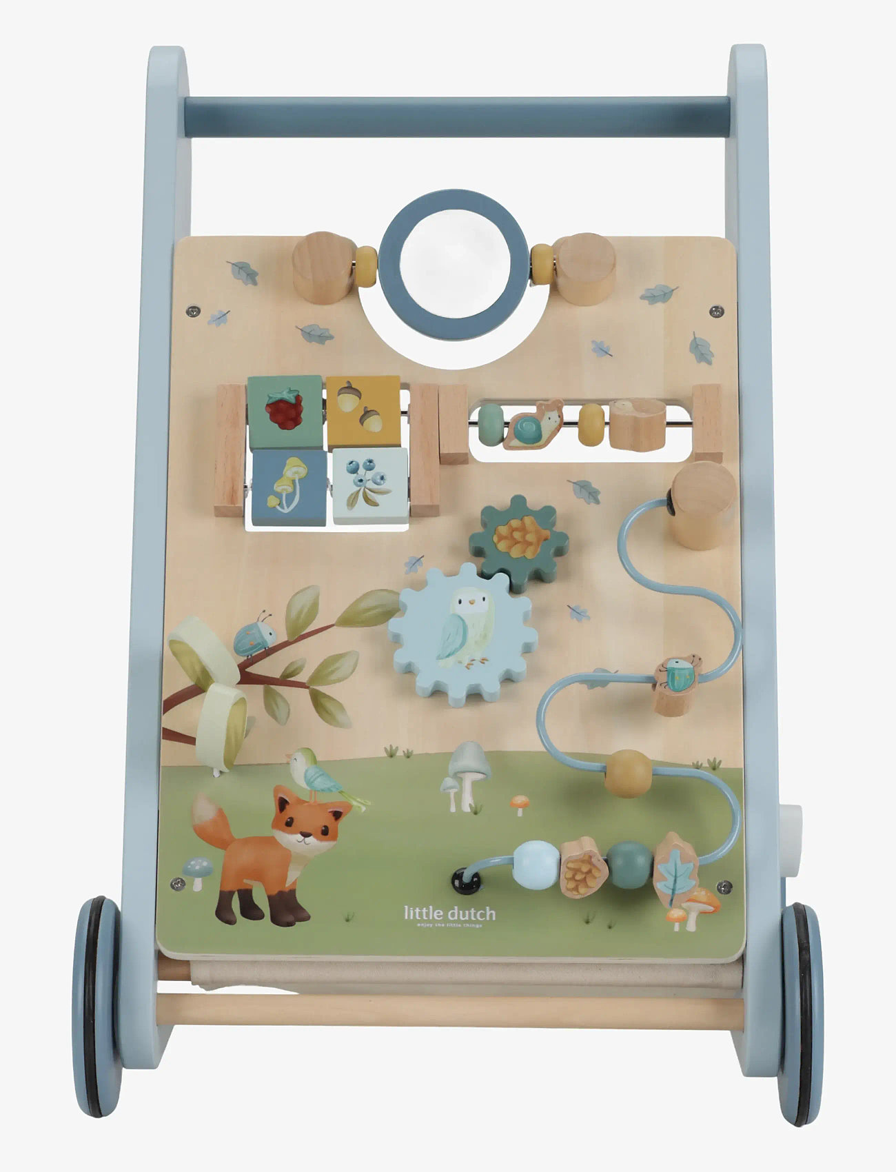 Little Dutch - Little Dutch Multi-activity Baby Walker Forest Friends FSC - gåstolar - blue - 3