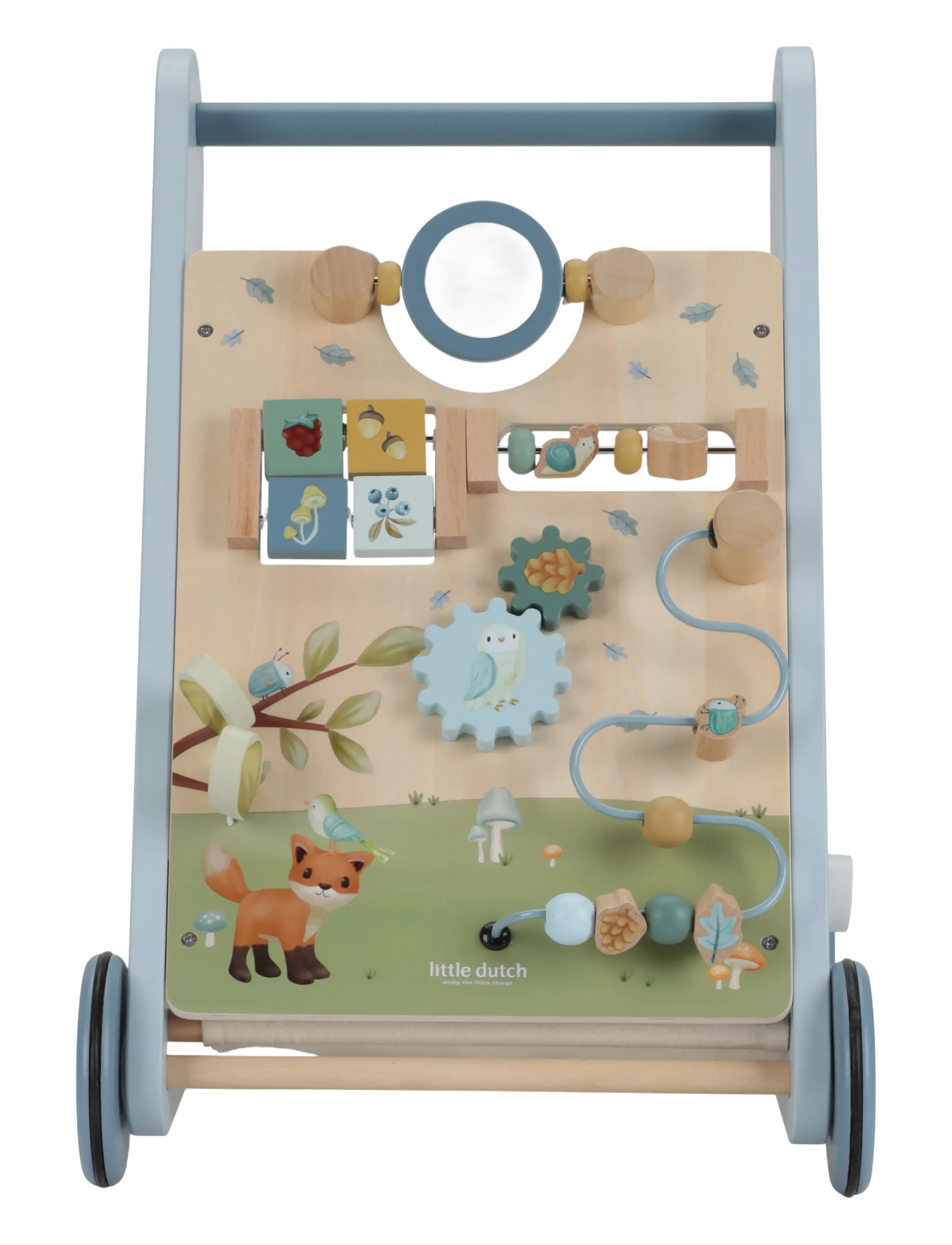Little Dutch - Little Dutch Multi-activity Baby Walker Forest Friends FSC - gåstole - blue - 3