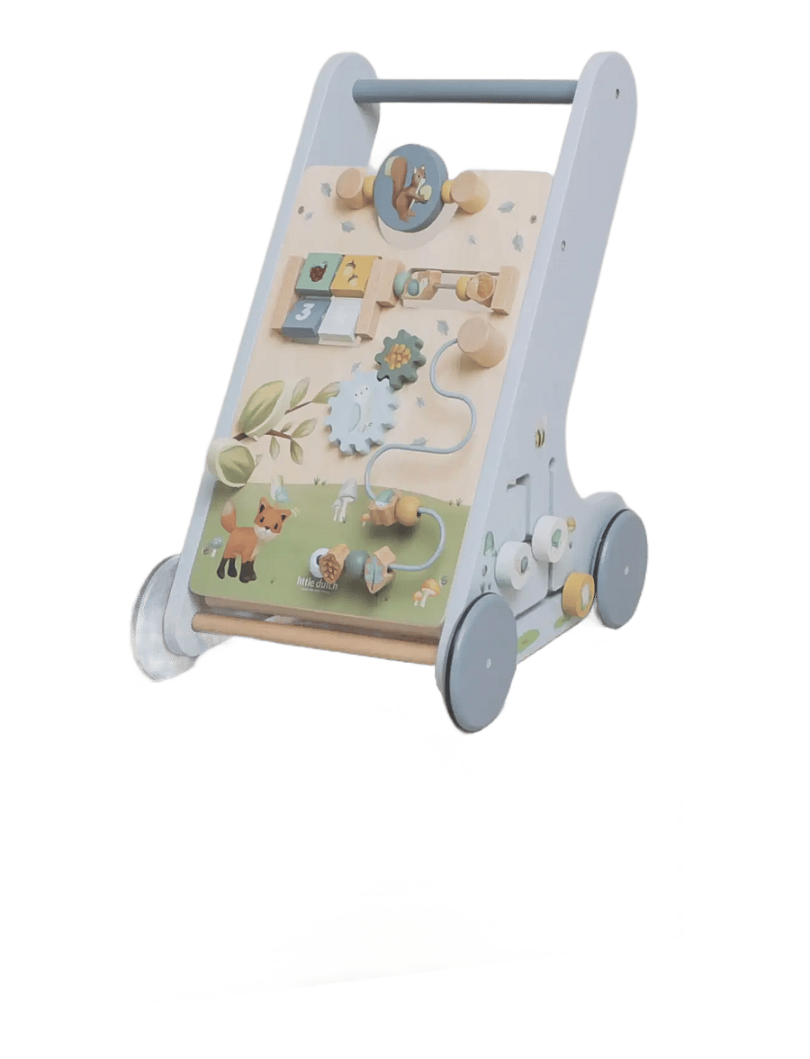Little Dutch - Little Dutch Multi-activity Baby Walker Forest Friends FSC - gåstole - blue - 5