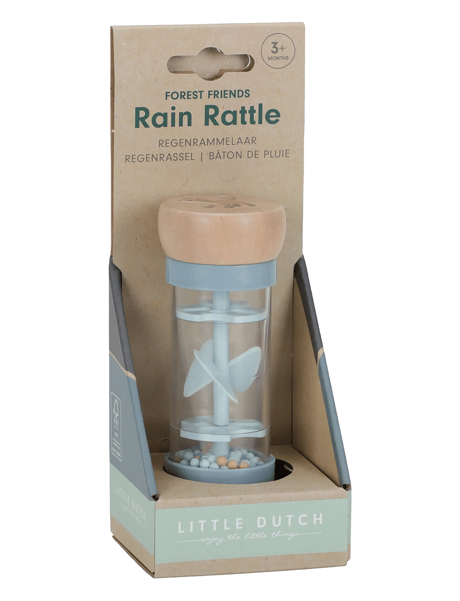 Little Dutch - Little Dutch Rain Rattle Forest Friends FSC - rangler - blue - 2