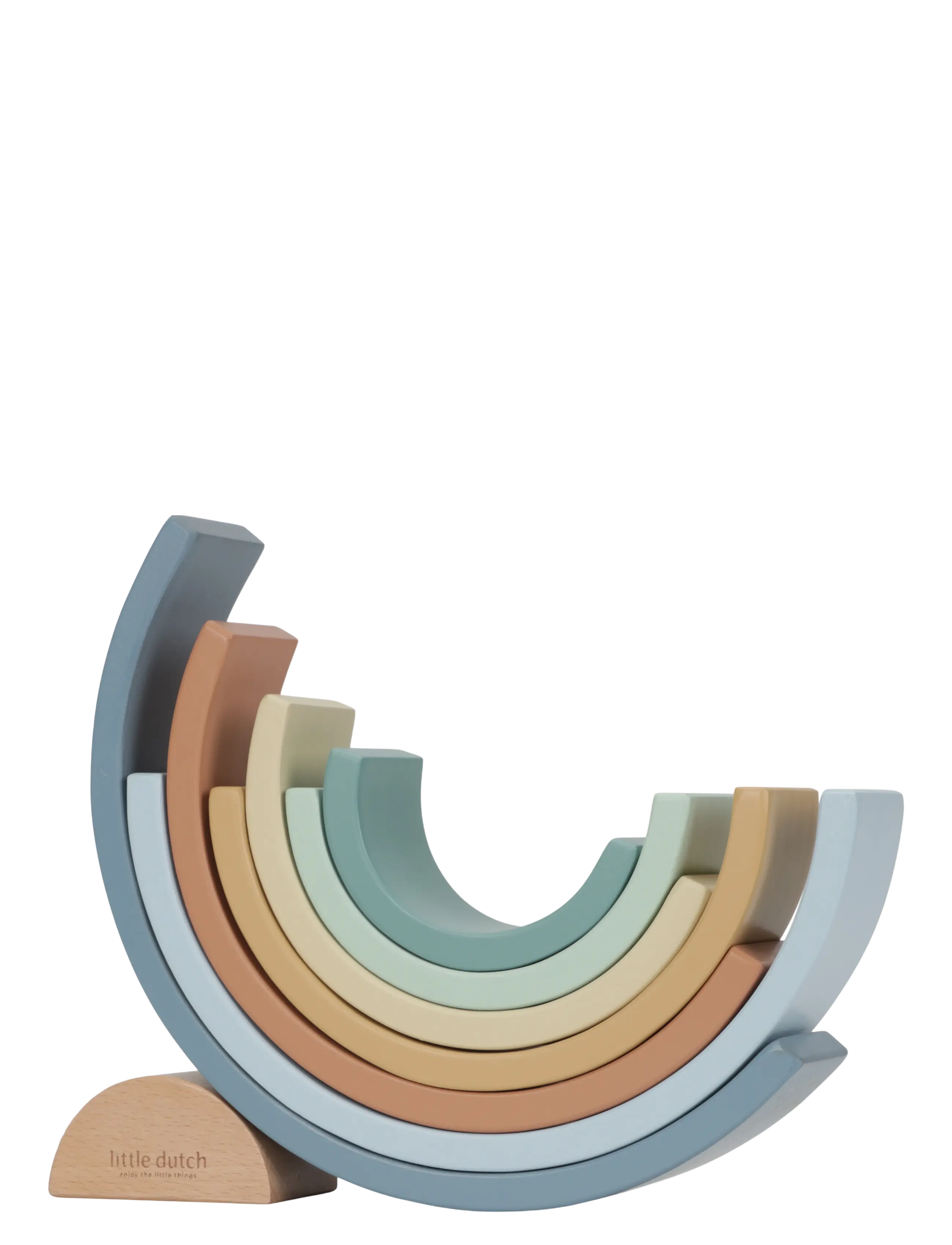 Little Dutch - Little Dutch Rainbow Stacker Forest Friends FSC - blue - 1
