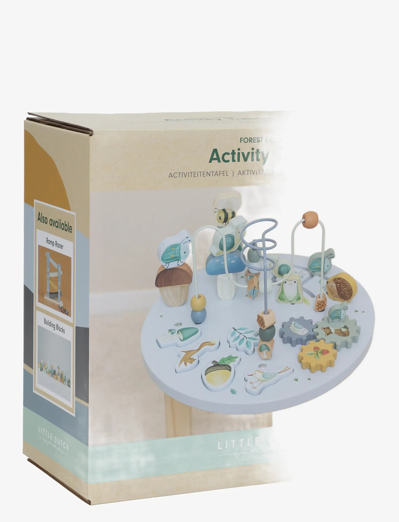 Little Dutch - Little Dutch Activity Table Forest Friends FSC - interaktivt legetøj - blue - 4