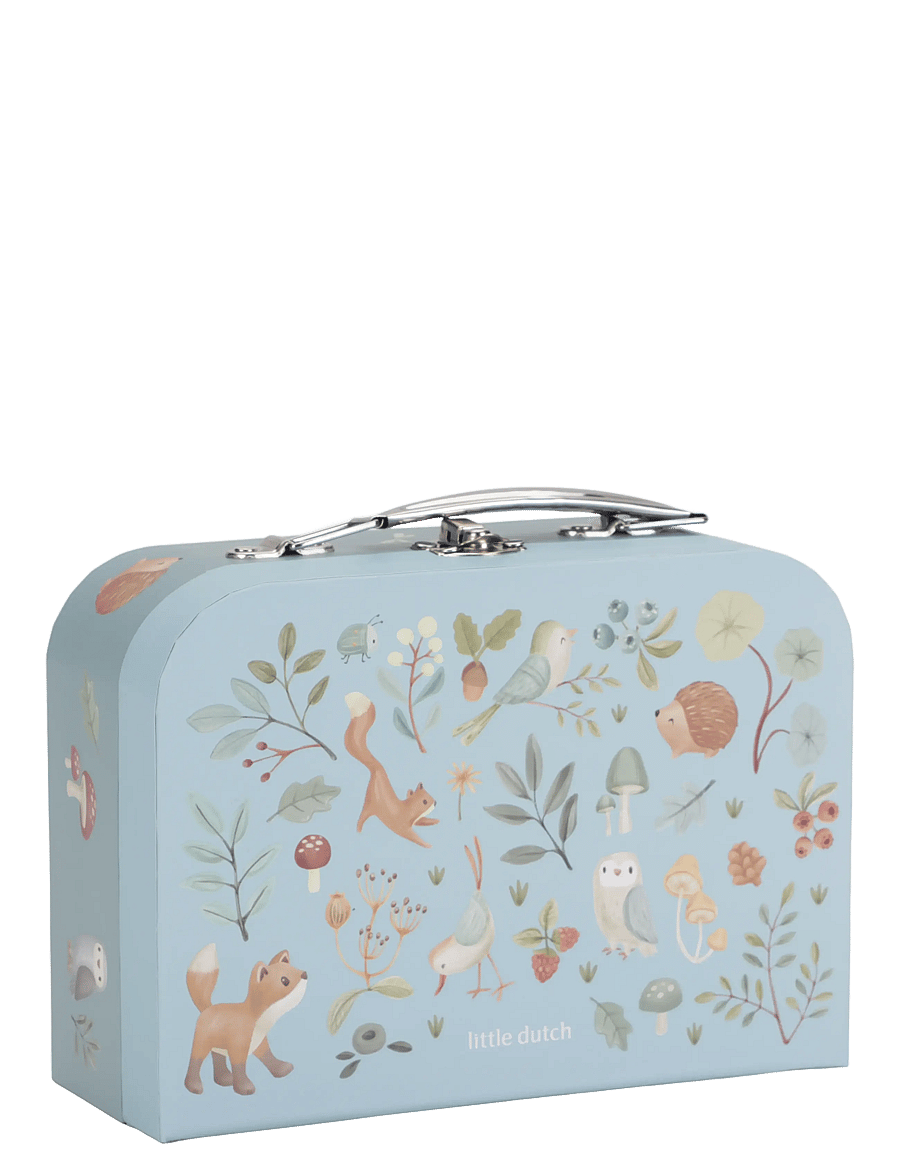 Little Dutch - Little Dutch Suitcase set Forest Friends blue FSC - förvaringslådor - blue - 5