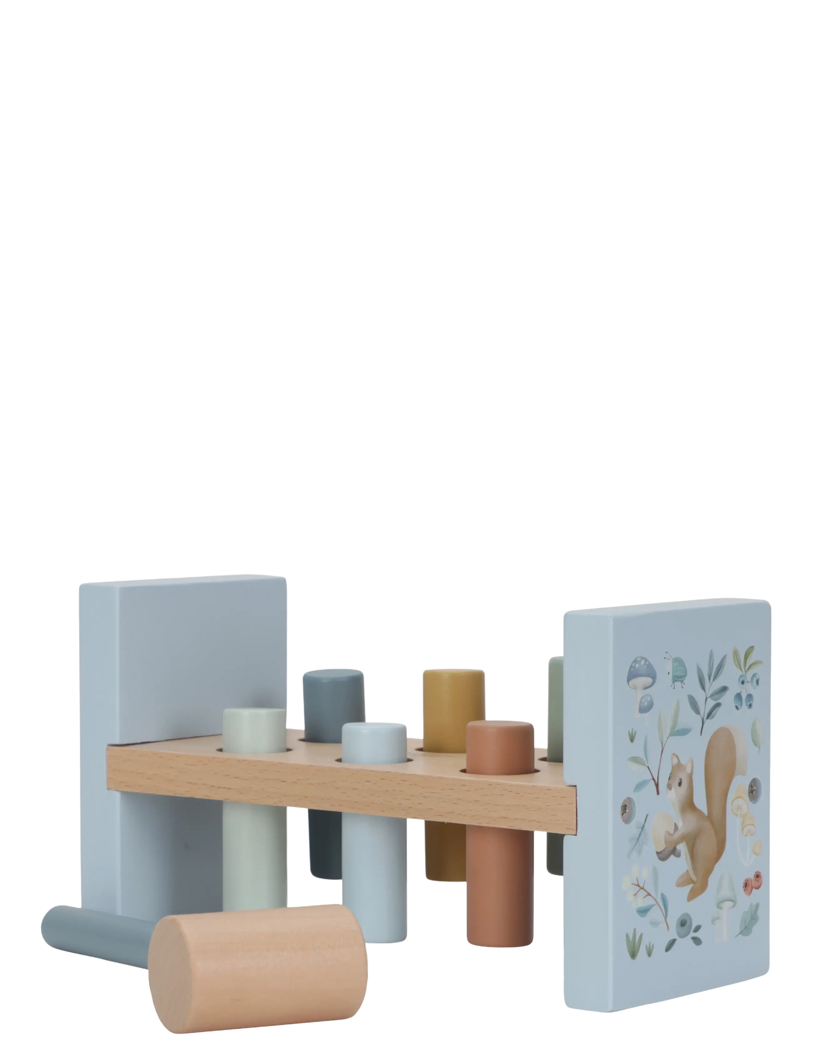 Little Dutch - Little Dutch Pounding Bench Forest Friends FSC - hammerbrætter - blue - 1