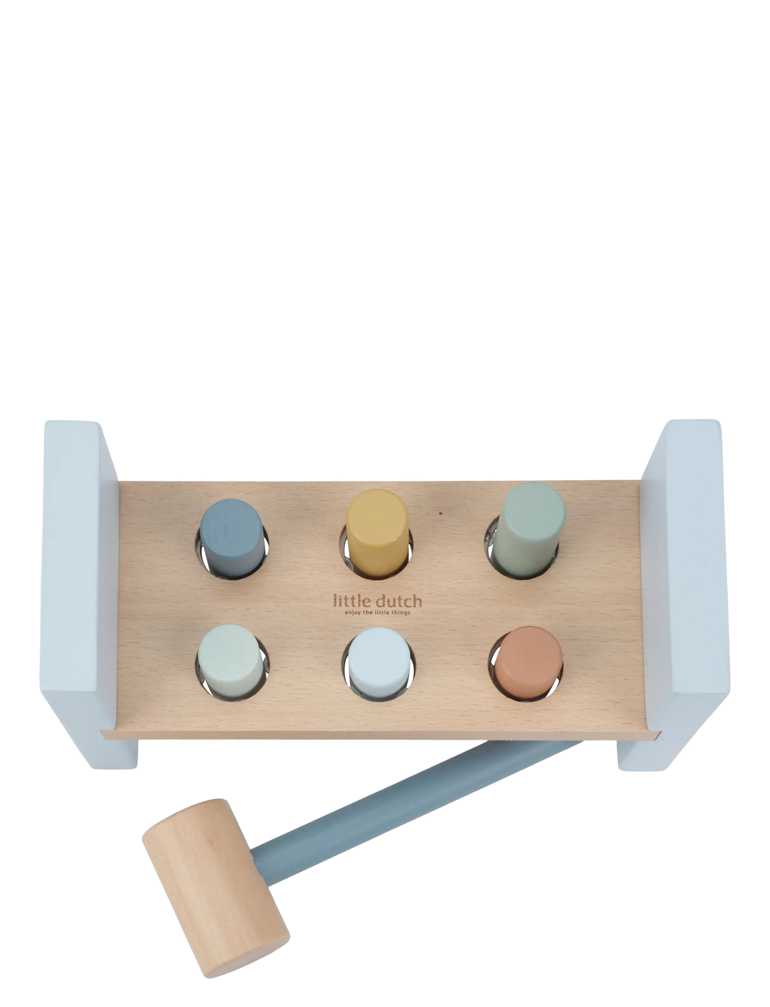 Little Dutch - Little Dutch Pounding Bench Forest Friends FSC - hammerbrætter - blue - 2