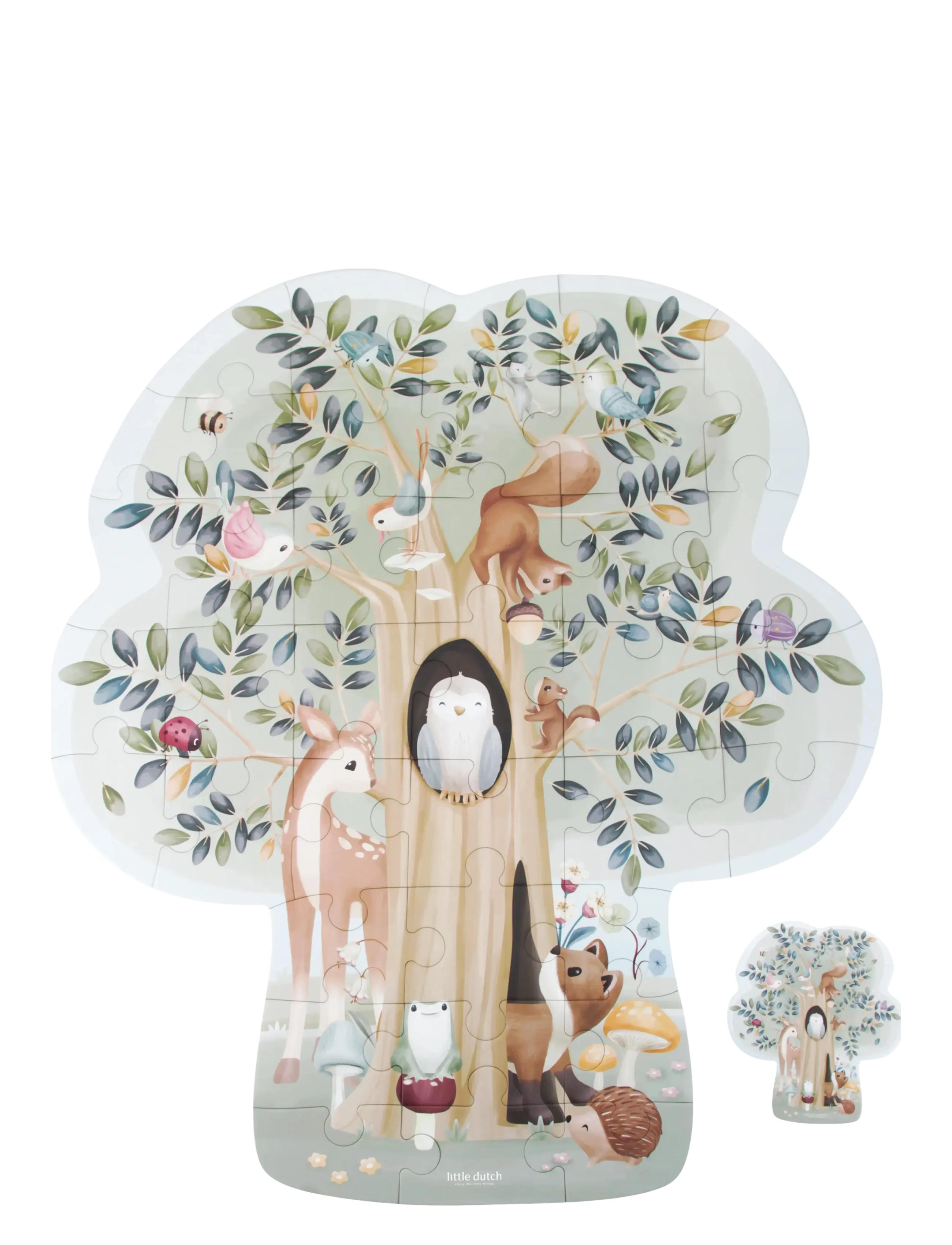 Little Dutch Little Dutch Floor Puzzle Forest Friends Fsc, One Size, Multi/patterned, Puslespil > Klassiske Puslespil, Børn