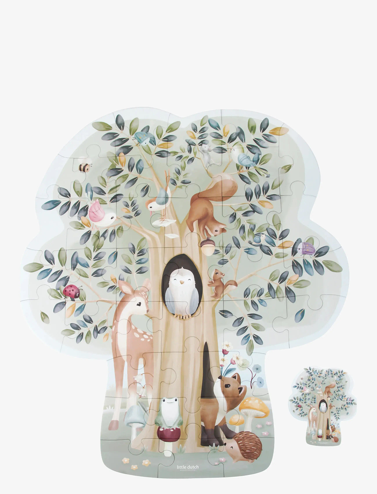 Little Dutch - Little Dutch Floor puzzle Forest Friends FSC - klassiske puslespil - multi - 0
