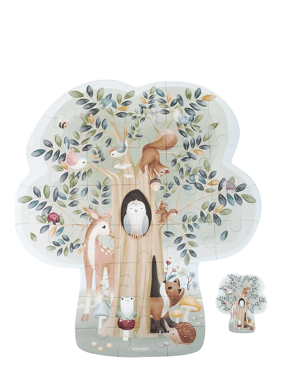 Little Dutch - Little Dutch Floor puzzle Forest Friends FSC - klassiske puslespill - multi - 0