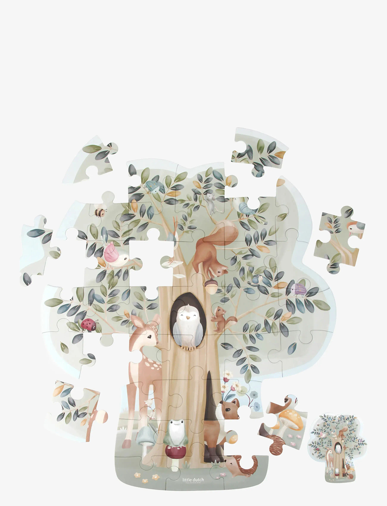 Little Dutch - Little Dutch Floor puzzle Forest Friends FSC - klassiske puslespil - multi - 1